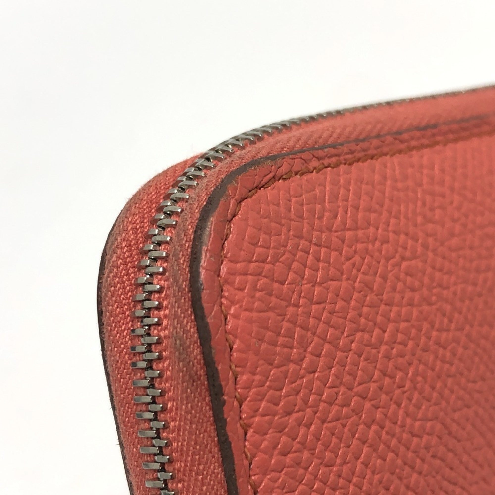 Hermes Azap Pink Epsom Leather Long Wallet (Bi-Fold) (Pre-Owned)