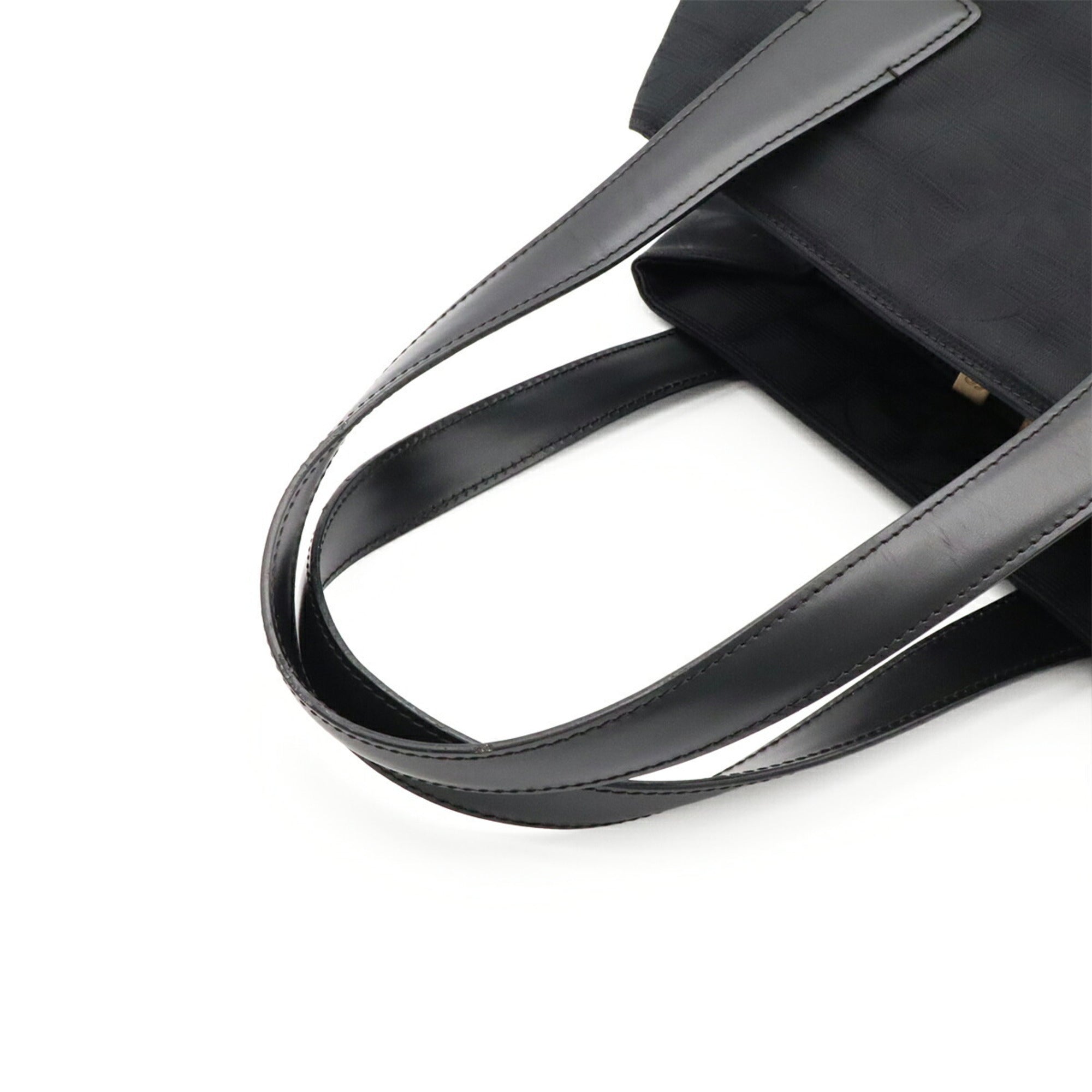 Chanel Black New Travel Line Handbag Tote Bag (Pre-Owned)