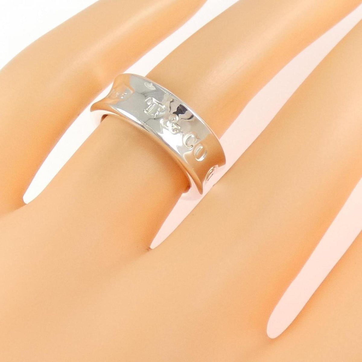 Tiffany Silver 925 Band Ring (Pre-Owned)