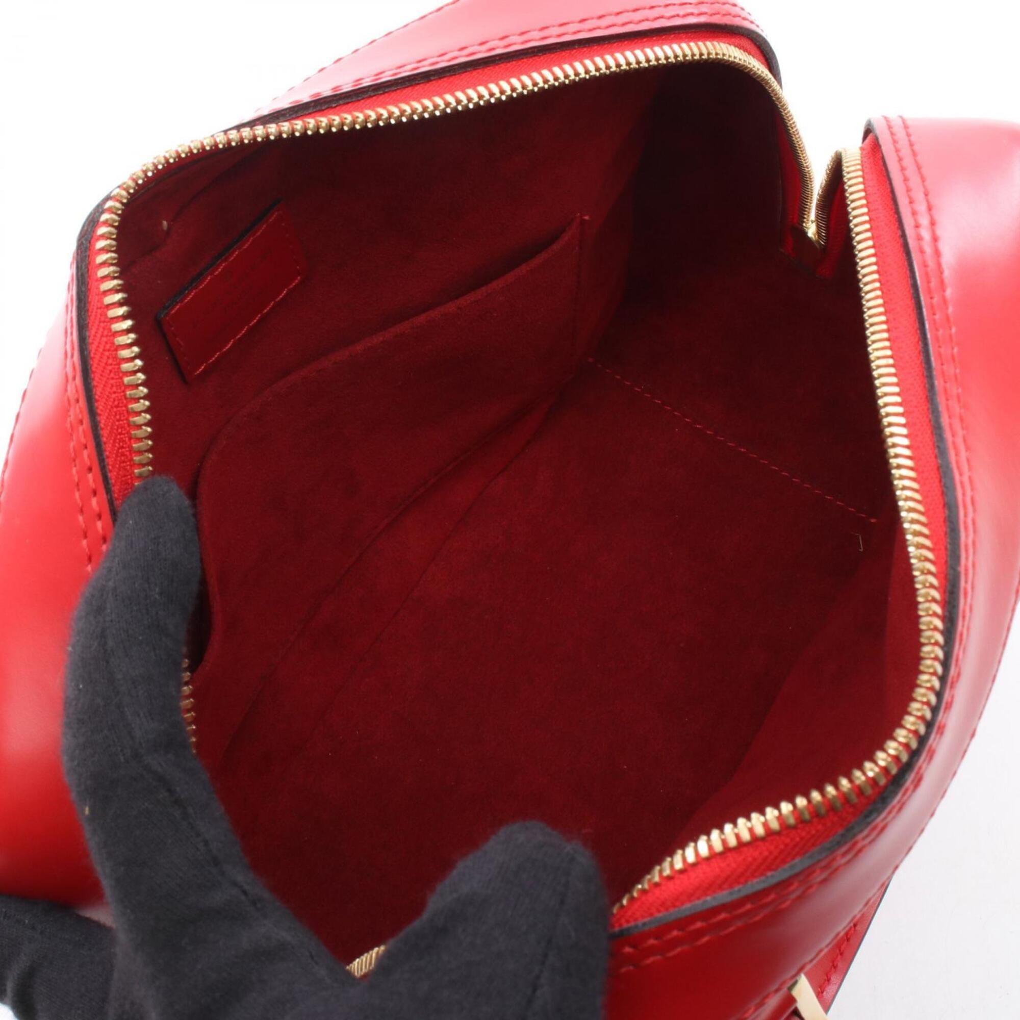 Louis Vuitton Red Color Epi Leather Handbag (Pre-Owned)