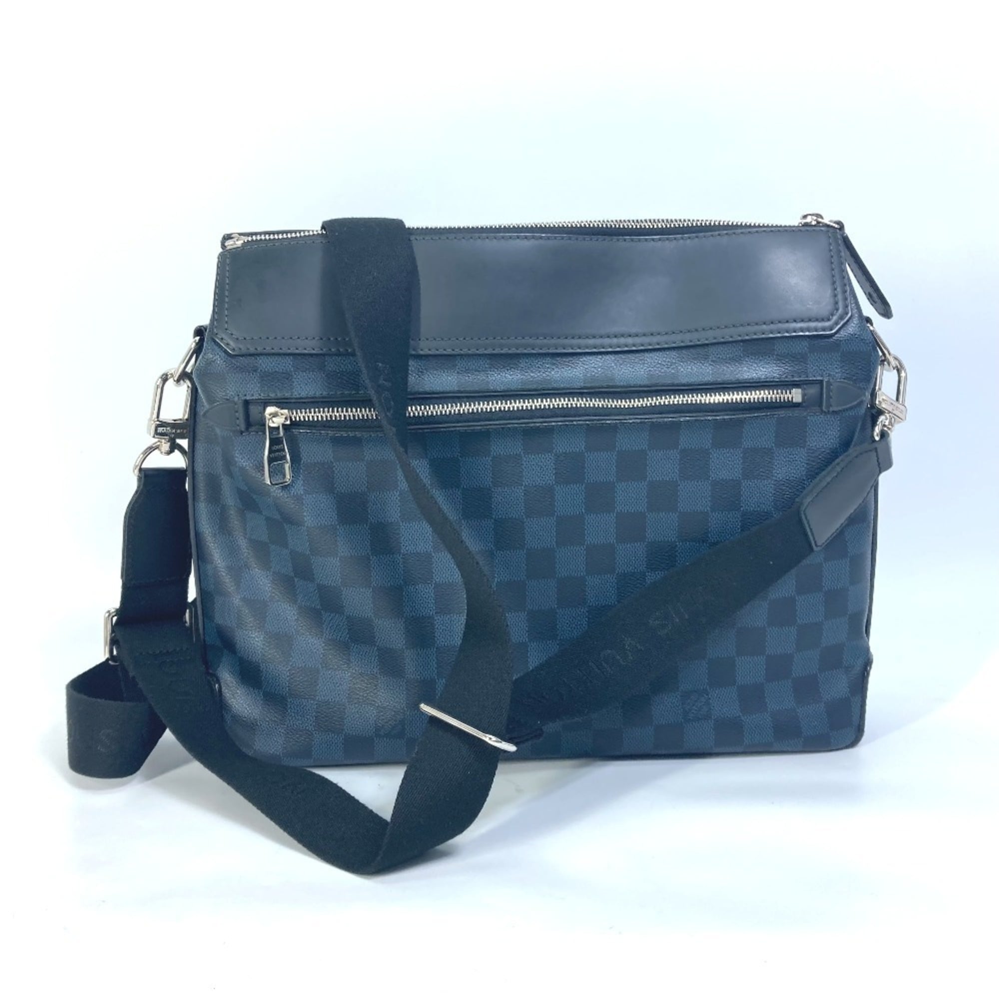 Louis Vuitton Damier Cobalt Navy Shoulder Bag (Pre-Owned)