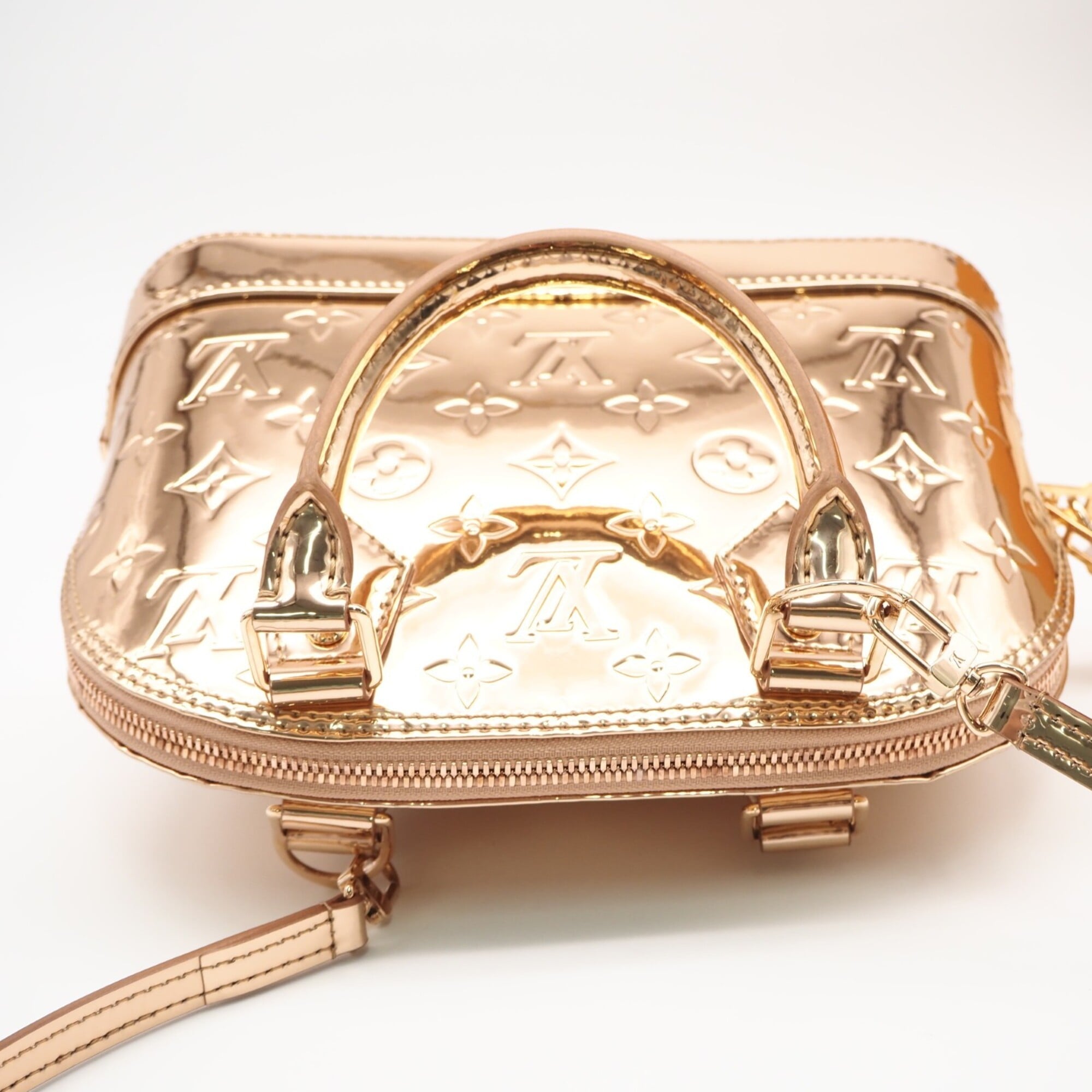 Louis Vuitton Bronze Coated Canvas Handbag (Pre-Owned)