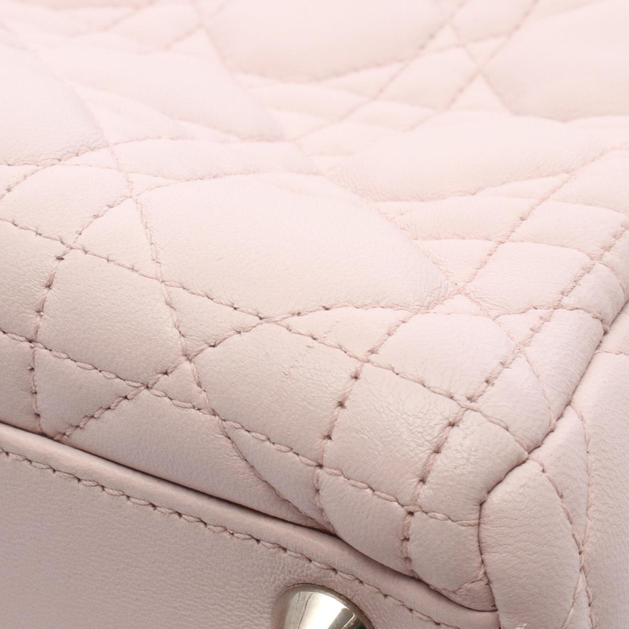 Christian Dior Pink Leather Handbag (Pre-Owned)