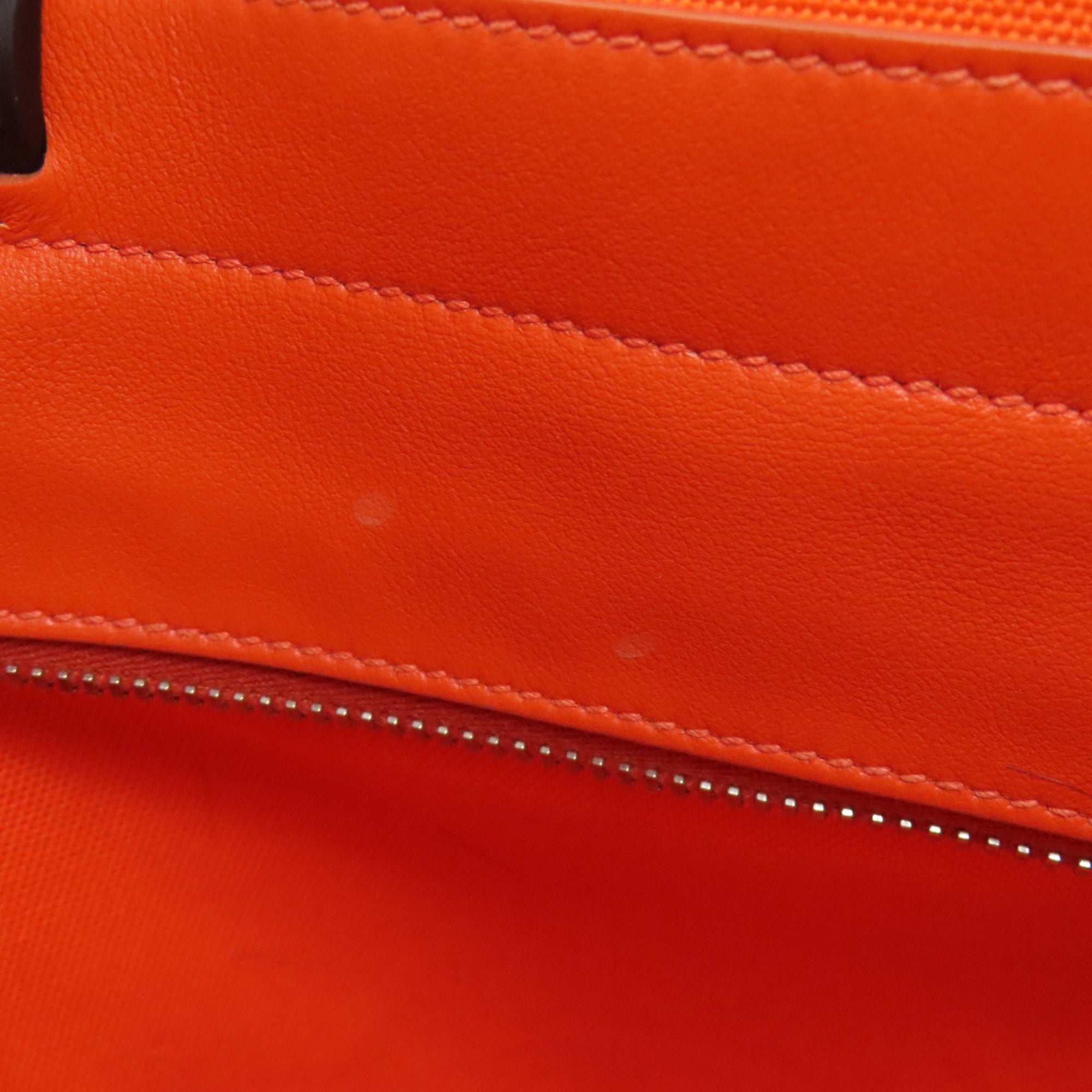 Prada Orange Canvas Handbag (Pre-Owned)
