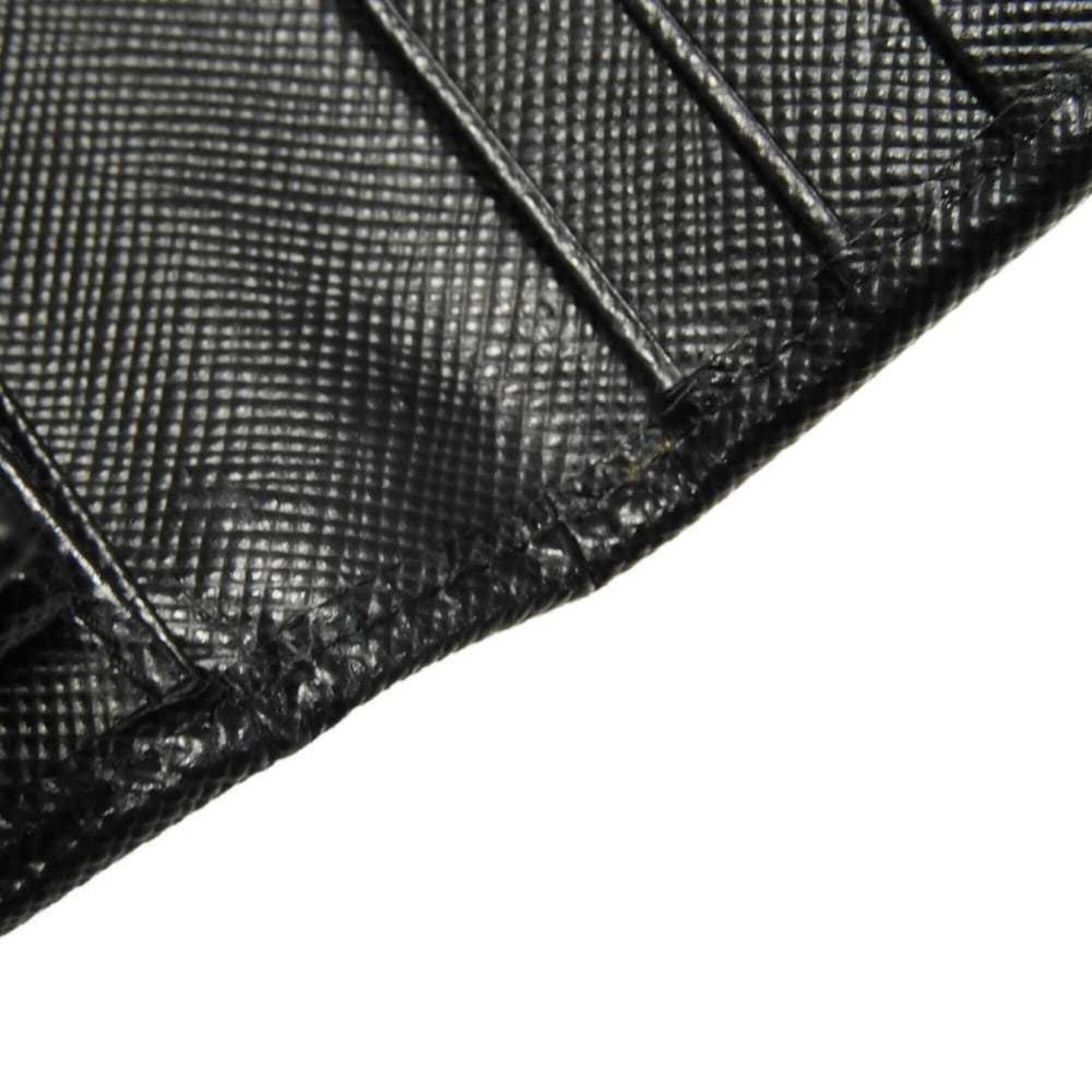 Prada Black Saffiano Long Wallet (Bi-Fold) (Pre-Owned)
