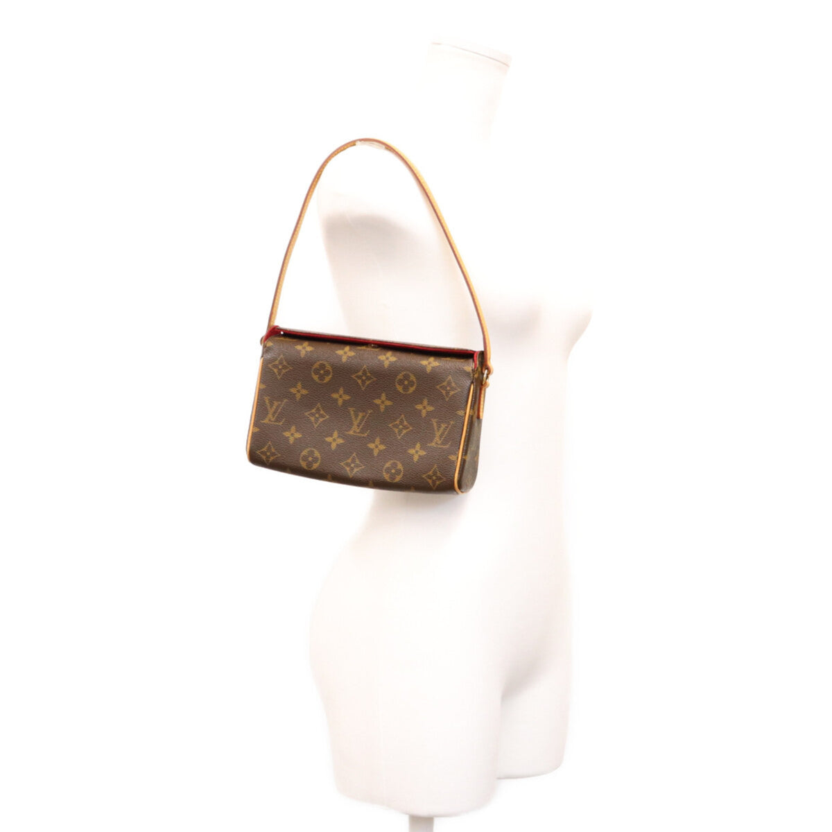 Louis Vuitton Brown Monogram Handbag Shoulder Bag (Pre-Owned)