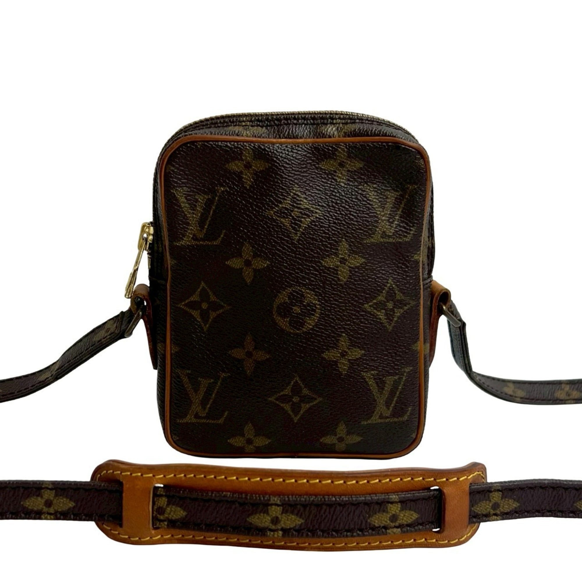 Louis Vuitton Brown Leather Pvc Pochette Shoulder Bag (Pre-Owned)