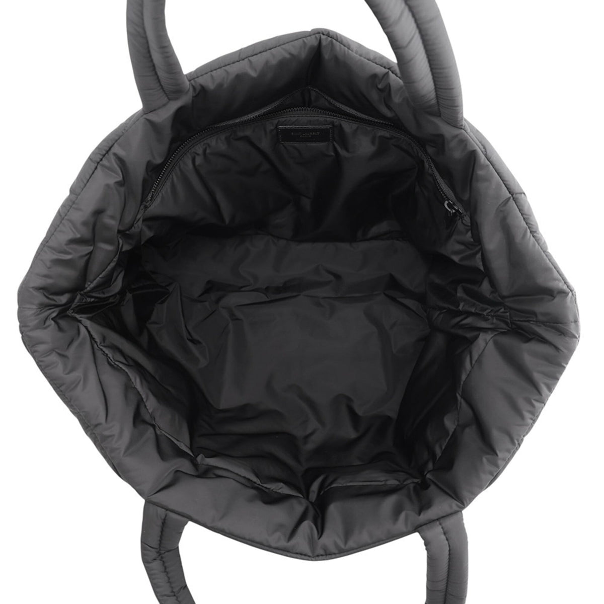Yves Saint Laurent Black Nylon Handbag Tote Bag (Pre-Owned)