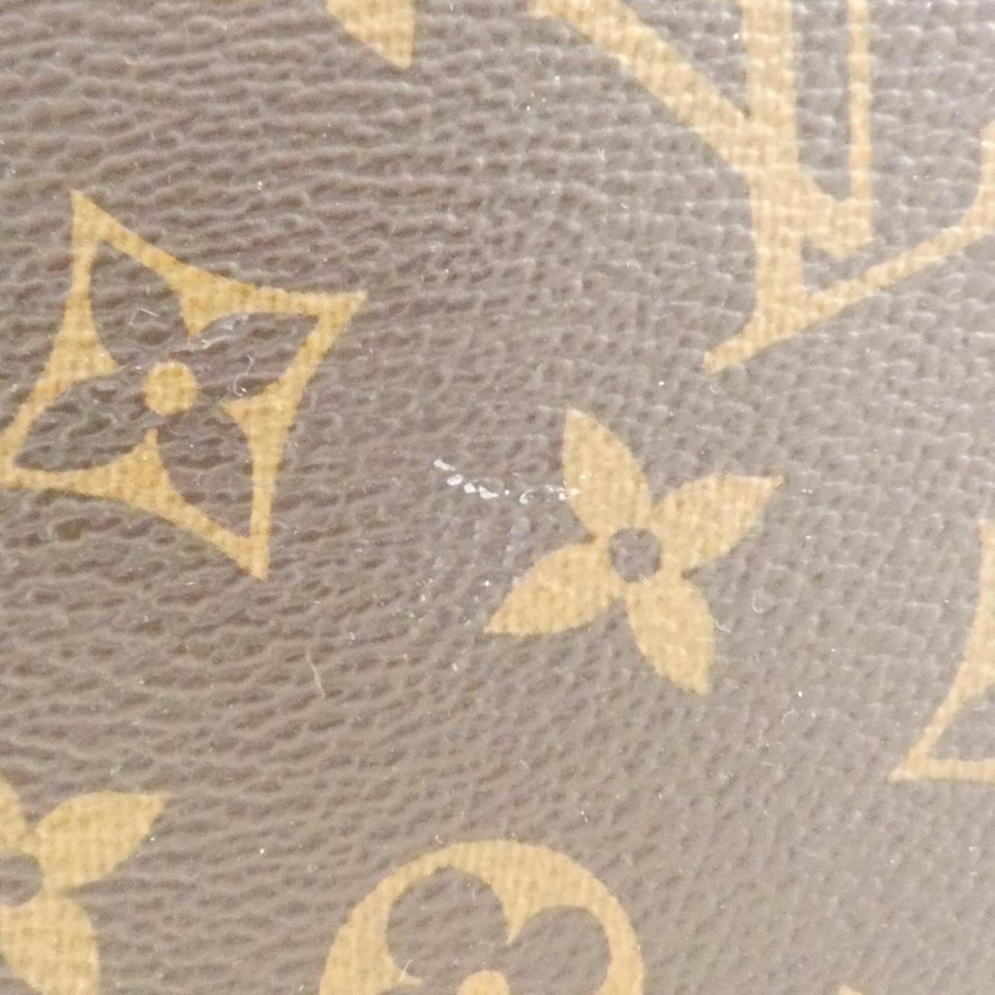 Louis Vuitton Marron Coated Canvas Handbag (Pre-Owned)
