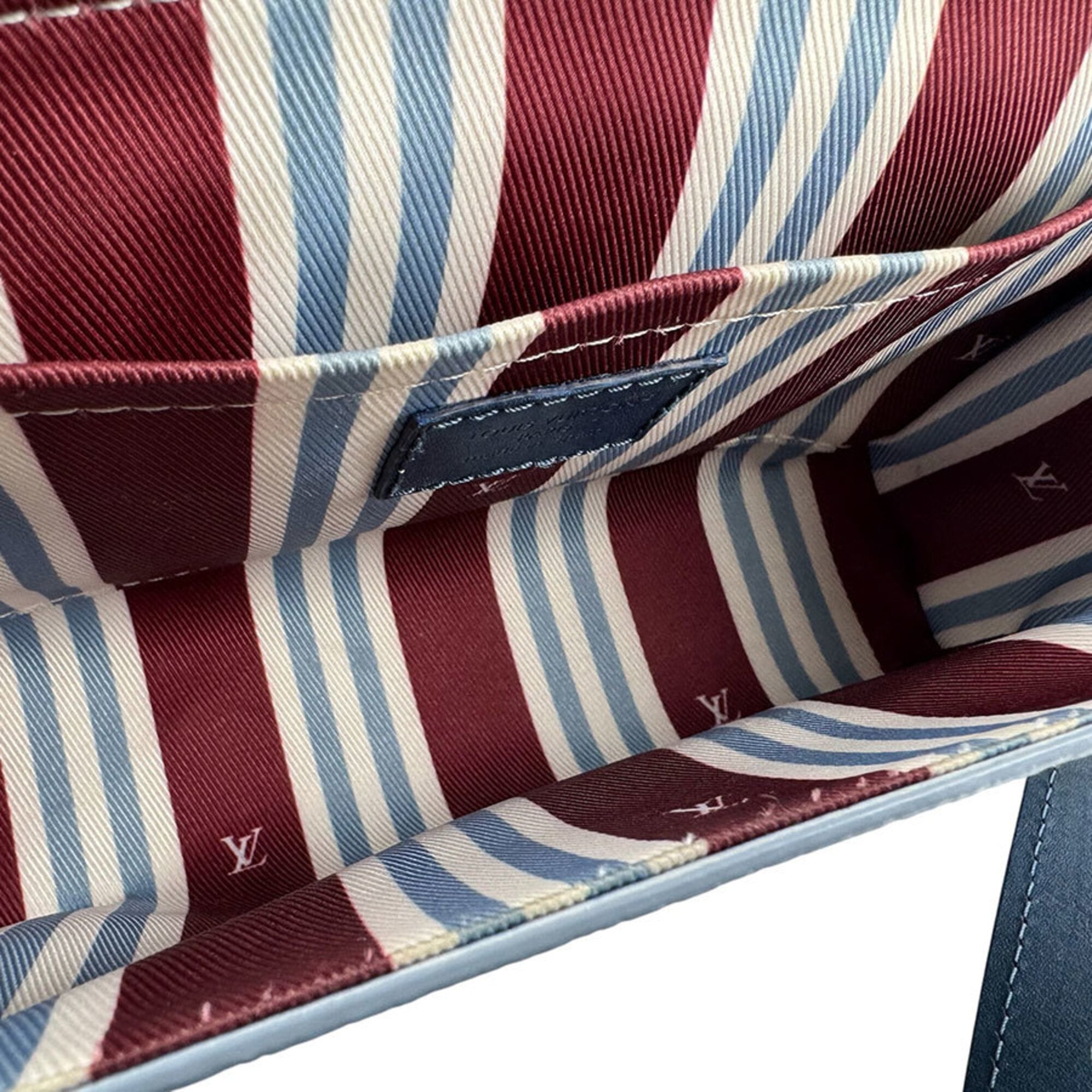 Louis Vuitton Blue Monogram Shoulder Bag (Pre-Owned)