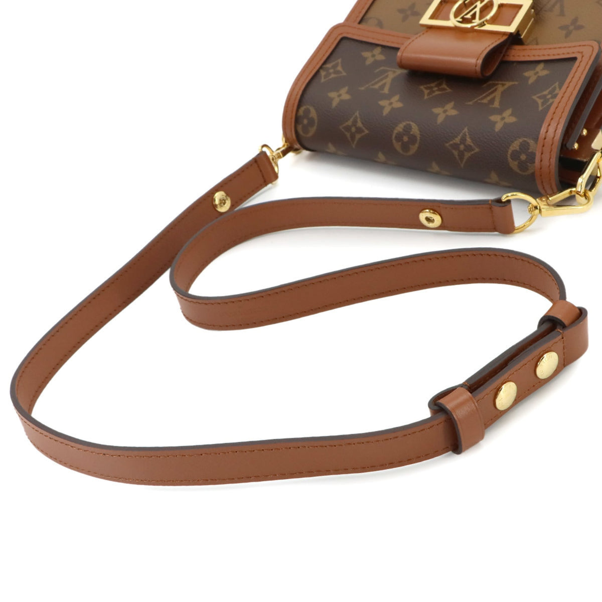 Louis Vuitton Brown Monogram Reverse Monogram Reverse Monogram Canvas Handbag Shoulder Bag (Pre-Owned)