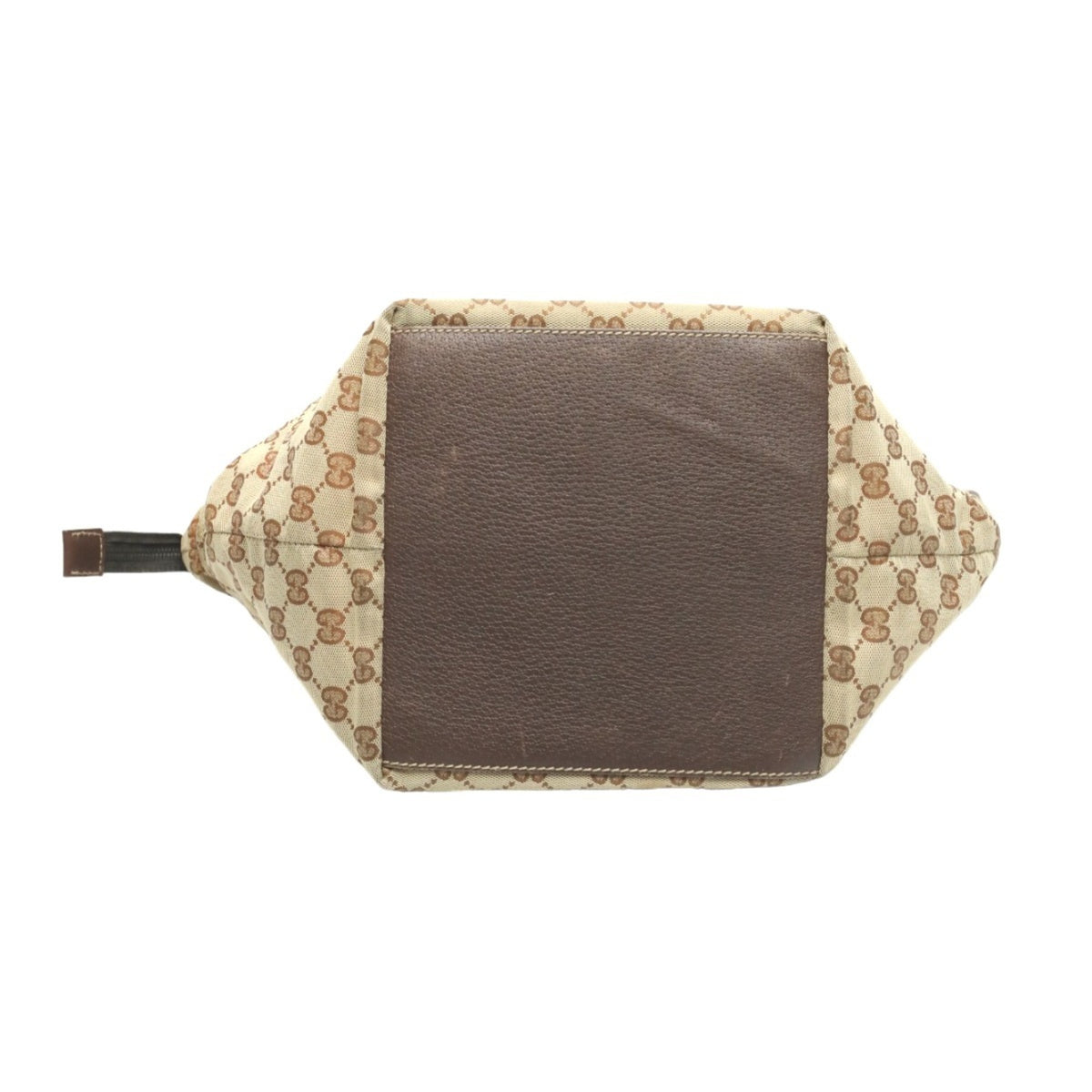 Gucci Gg Canvas Beige Gg Canvas Handbag Tote Bag (Pre-Owned)