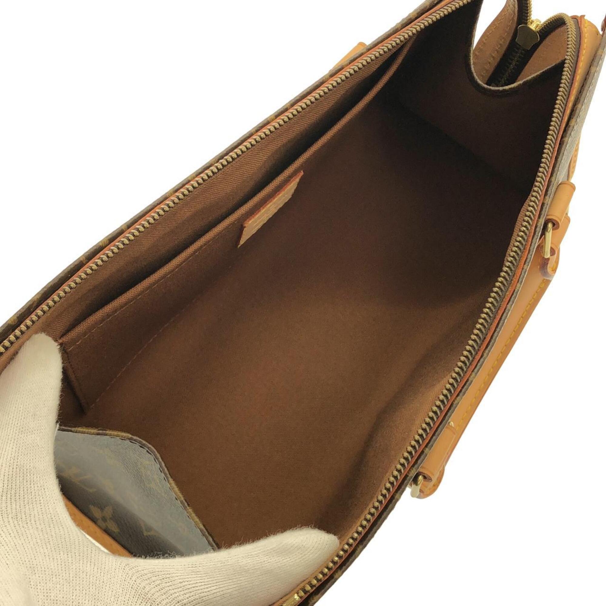 Louis Vuitton Marron Coated Canvas Handbag (Pre-Owned)