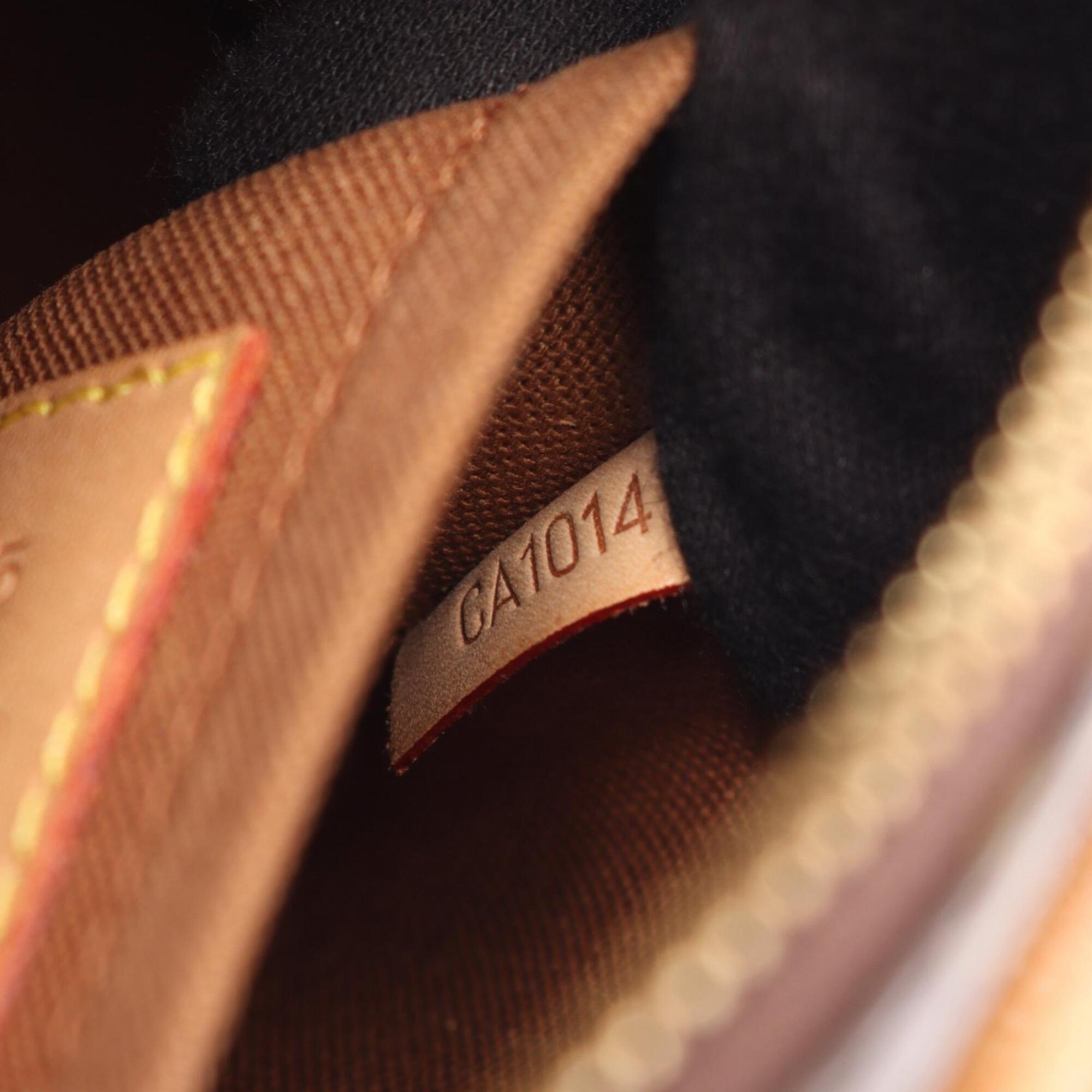 Louis Vuitton Monogram Brown Monogram Leather Handbag (Pre-Owned)