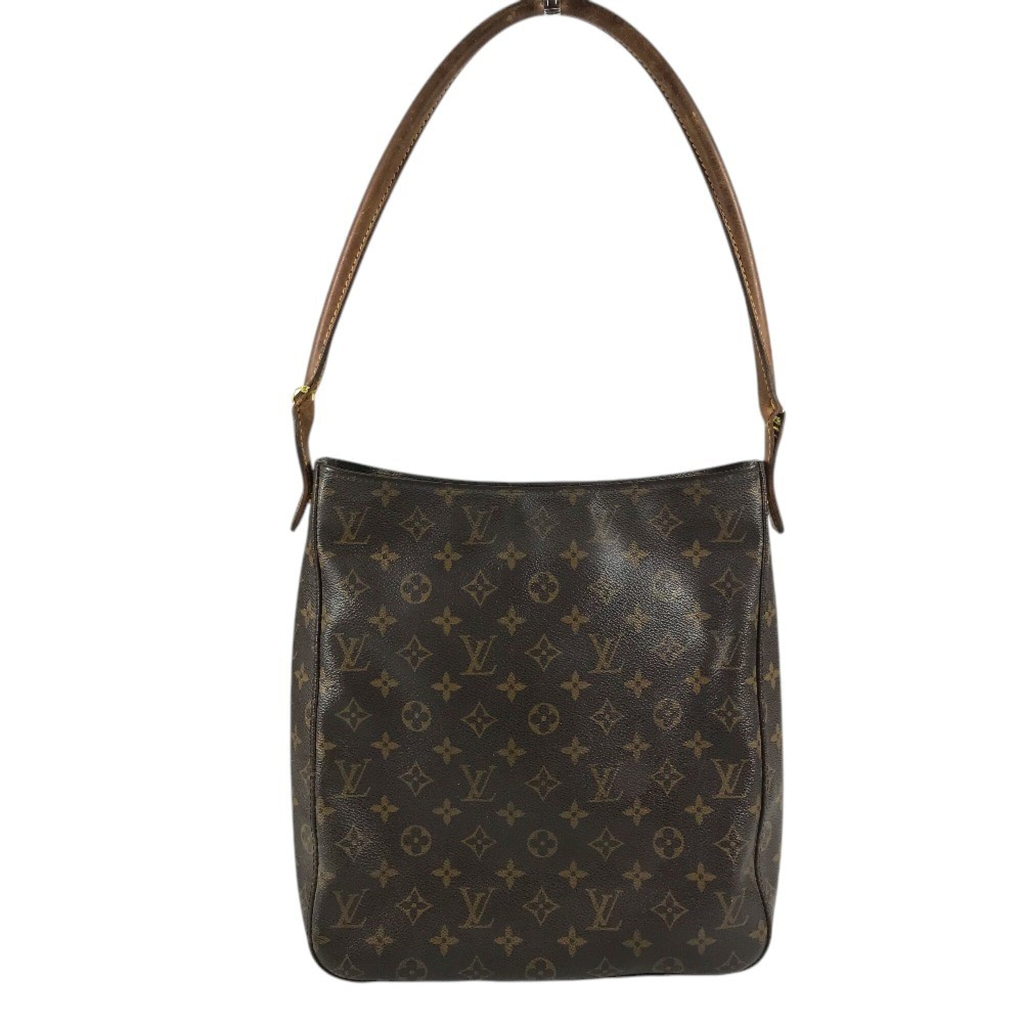 Louis Vuitton Brown Monogram Canvas Handbag Shoulder Bag (Pre-Owned)