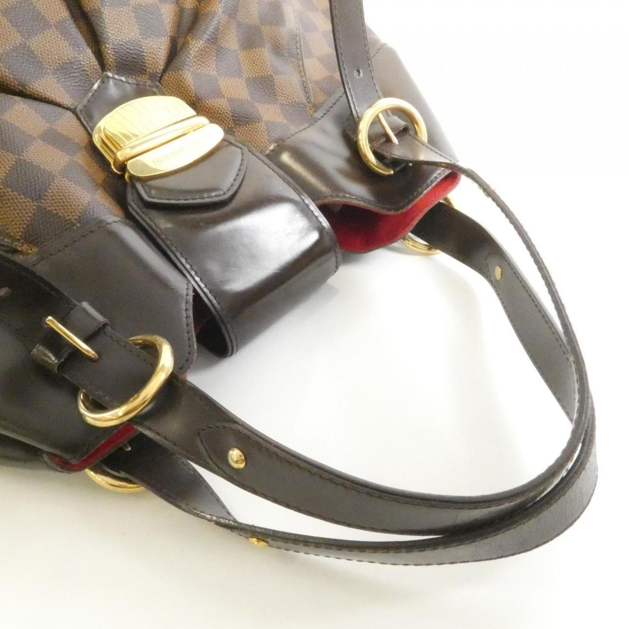 Louis Vuitton Damier Ebene Coated Canvas Shoulder Bag (Pre-Owned)