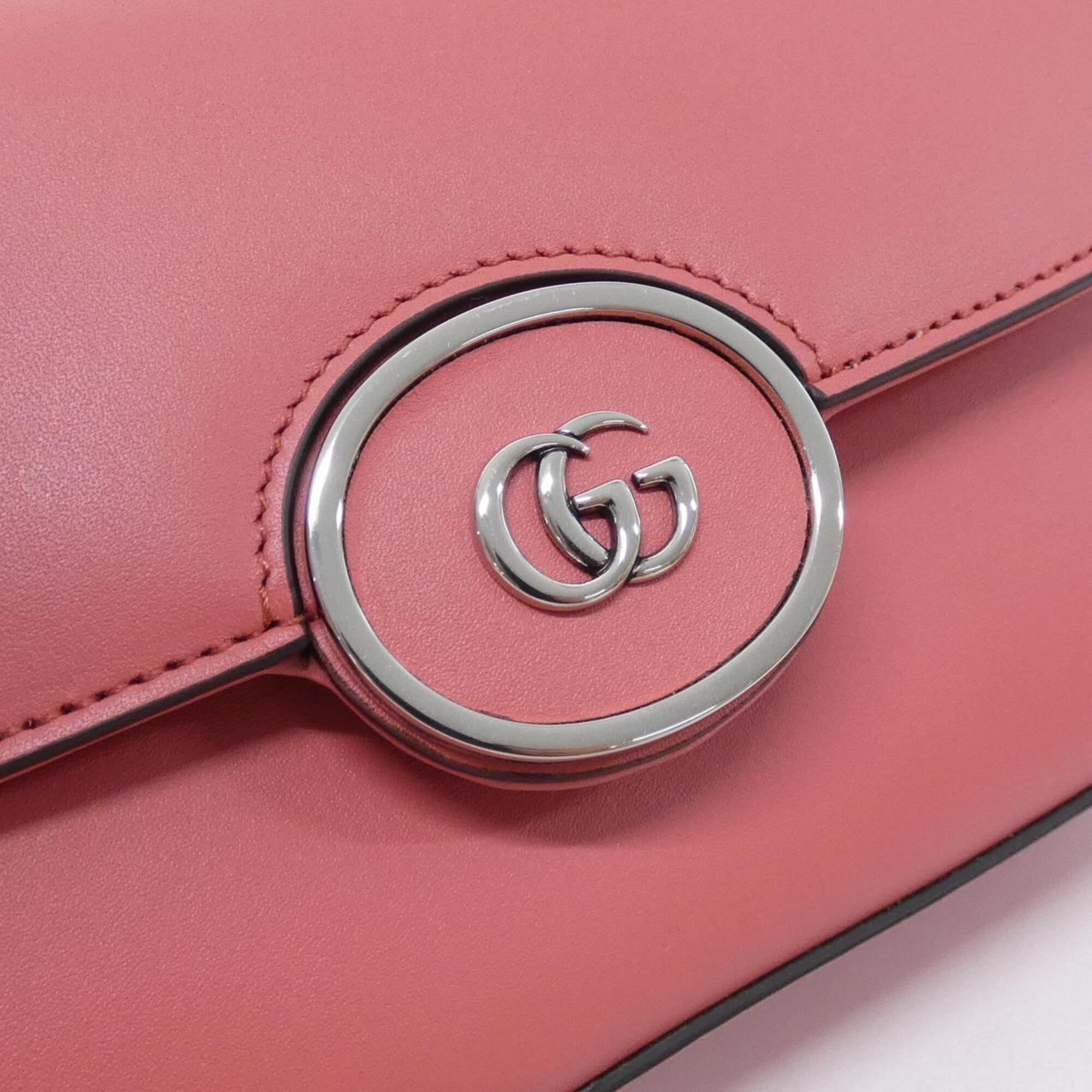 Gucci Pink Leather Handbag (Pre-Owned)