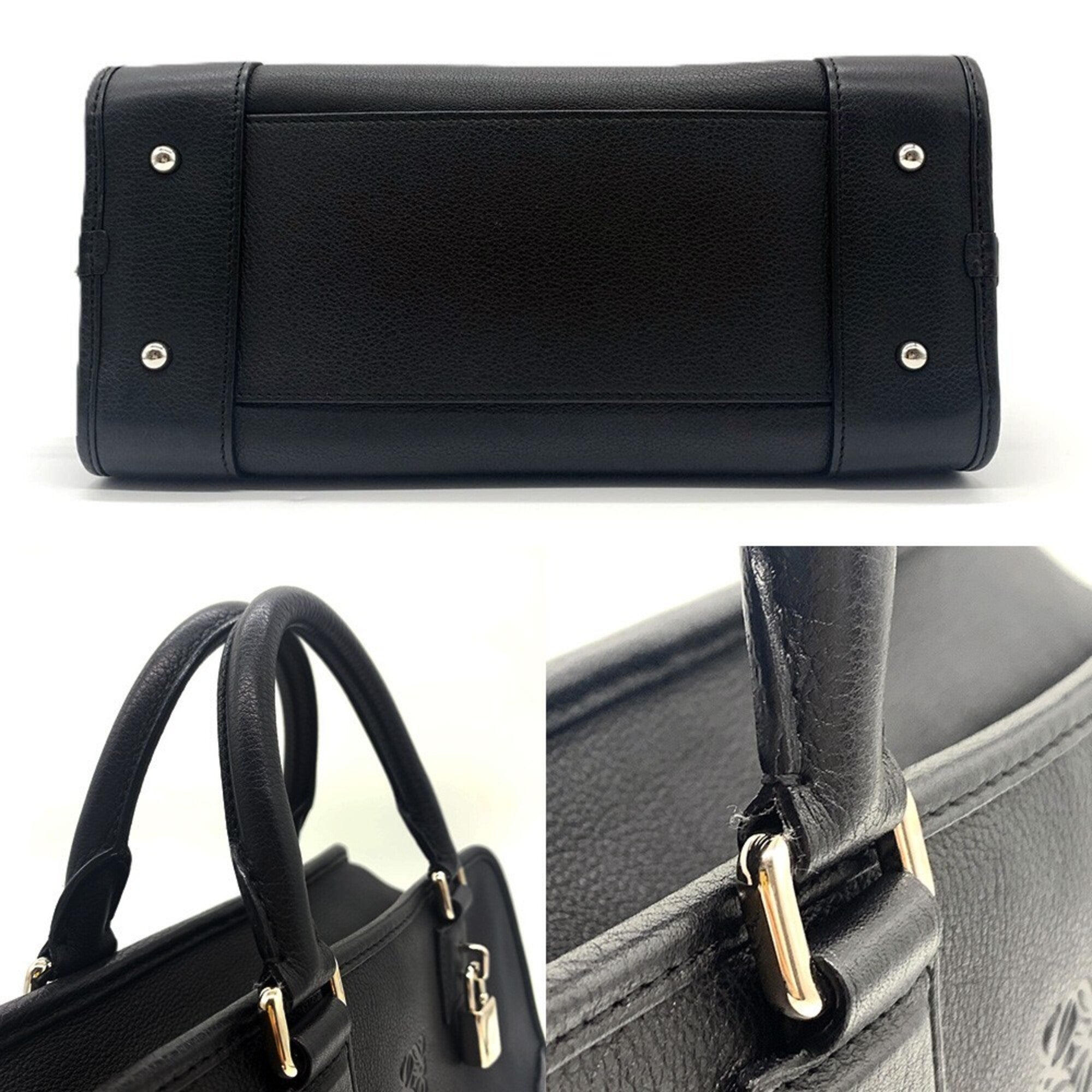 Loewe Black Leather Handbag (Pre-Owned)
