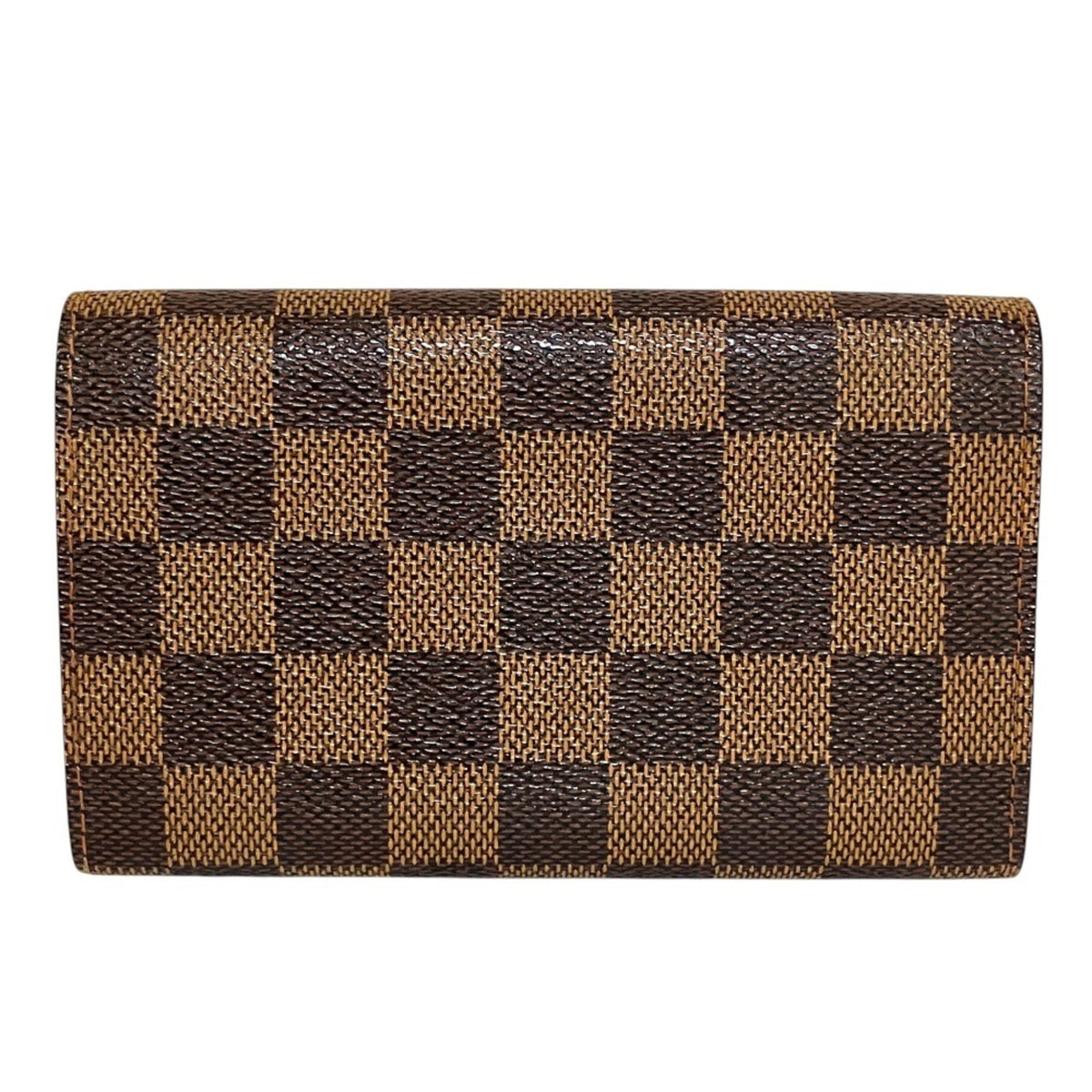 Louis Vuitton Brown Damier Canvas Long Wallet (Bi-Fold) (Pre-Owned)