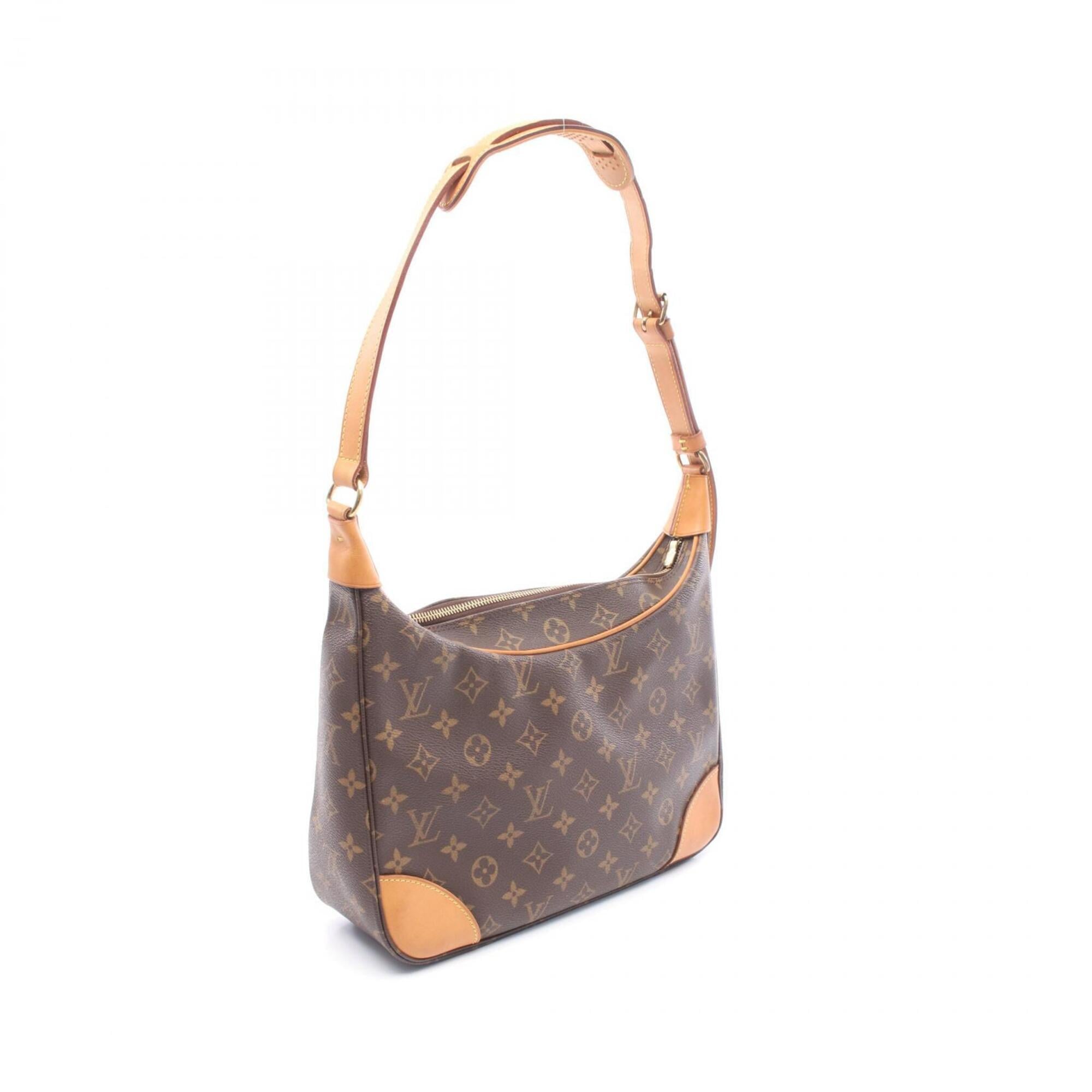 Louis Vuitton Brown Coated Canvas Pvc Monogram Leather Handbag Shoulder Bag (Pre-Owned)