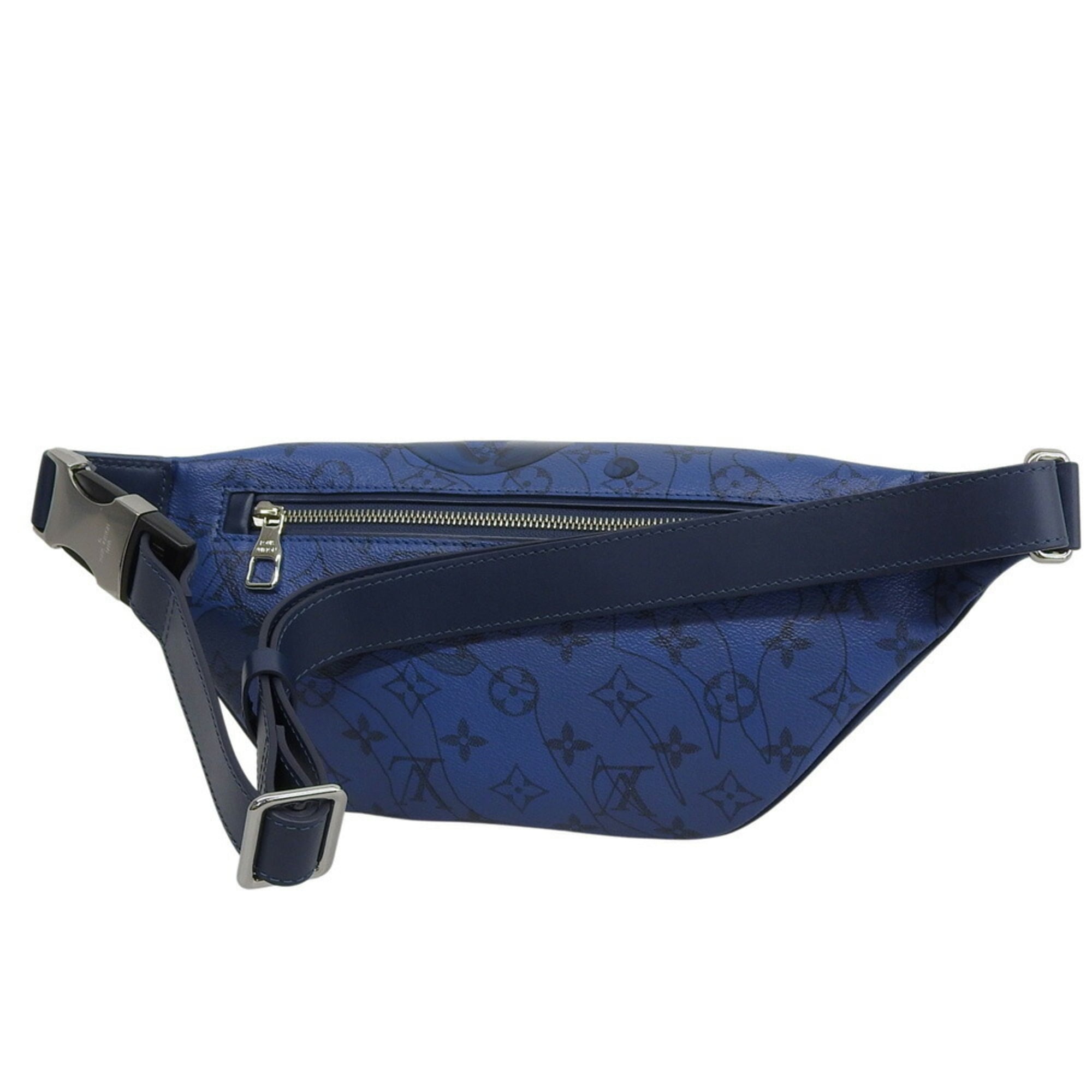 Louis Vuitton Blue Pvc Fanny Pack Sling Bag (Pre-Owned)