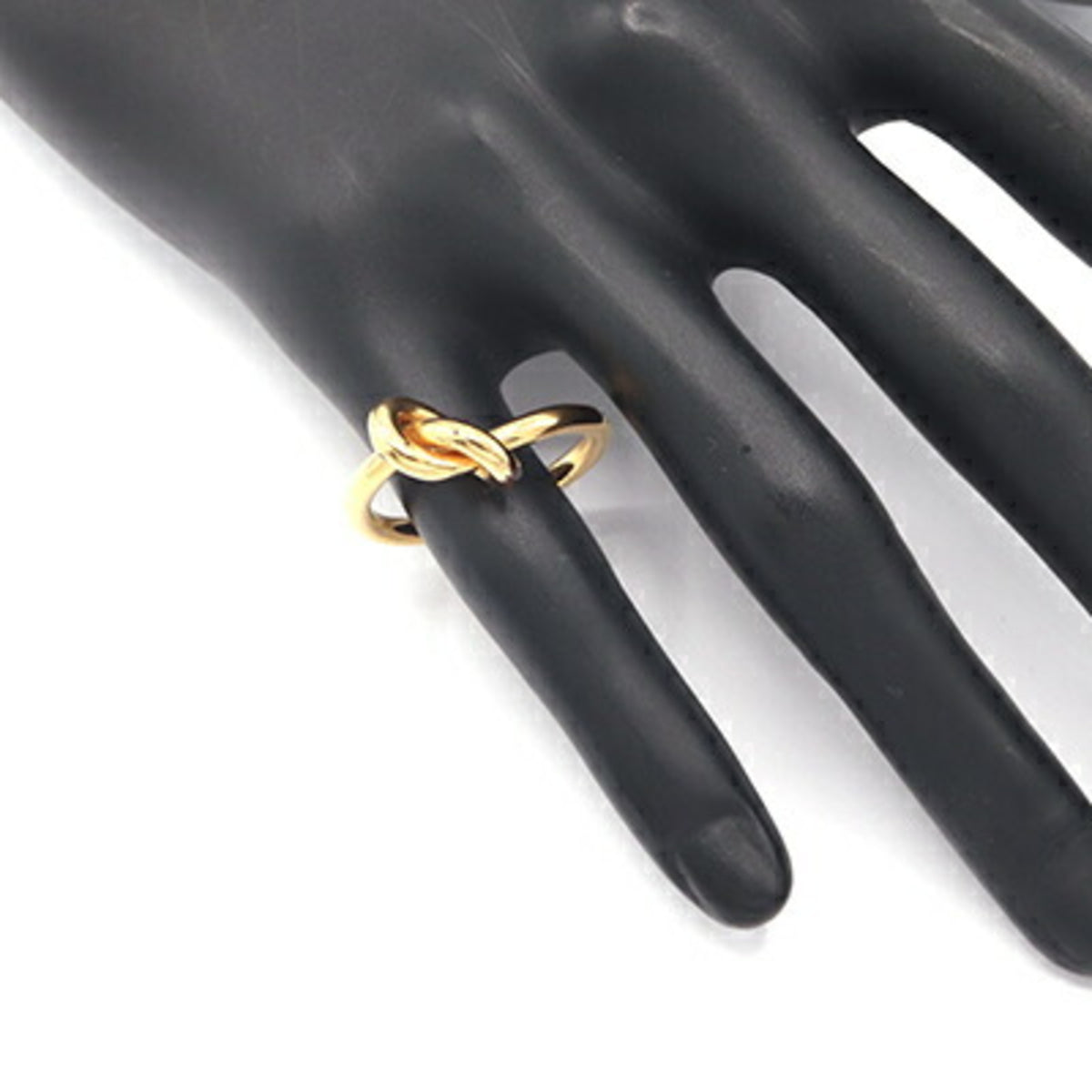 Celine Gold Metal Band Ring (Pre-Owned)
