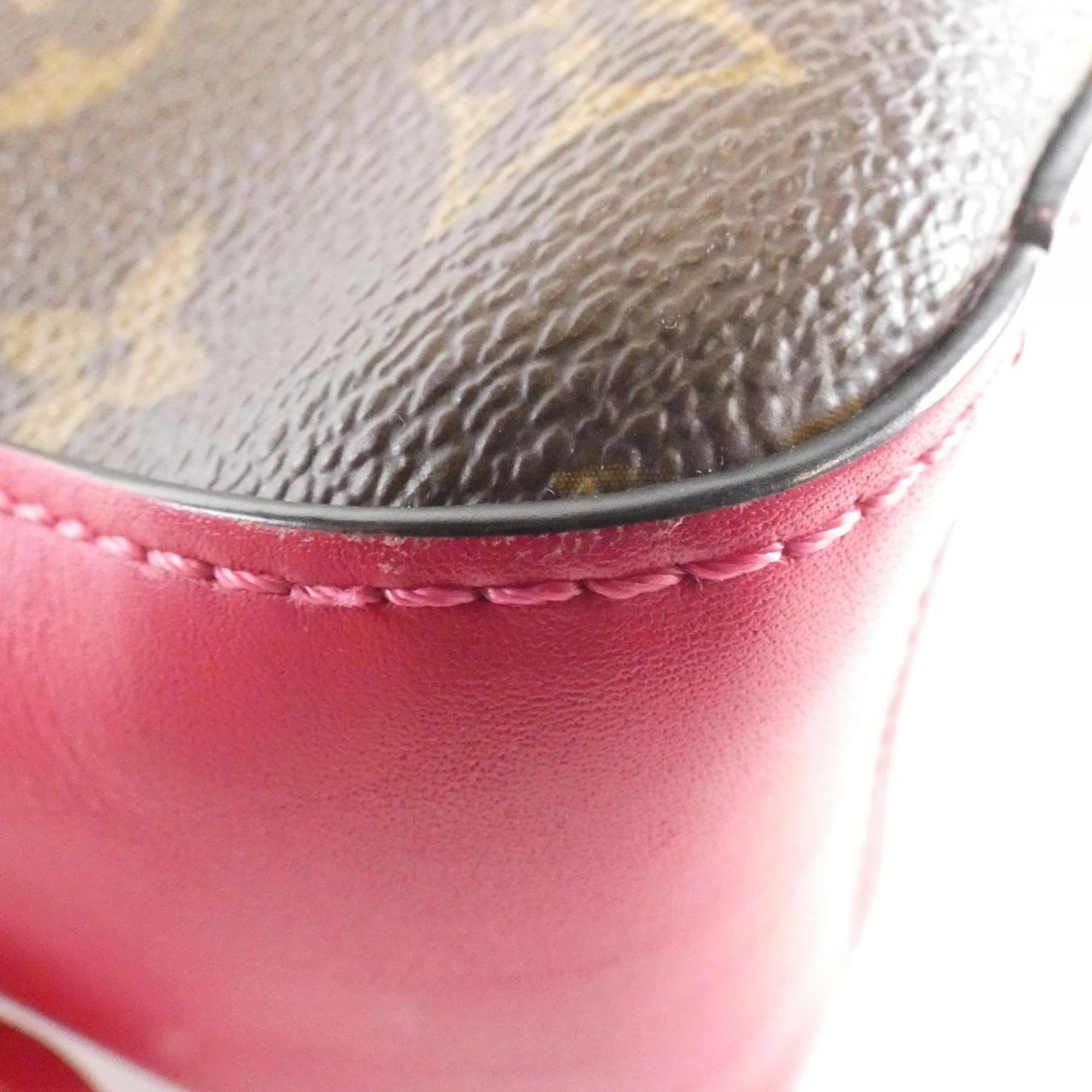 Louis Vuitton Monogram Freesia Marron Coated Canvas Shoulder Bag (Pre-Owned)