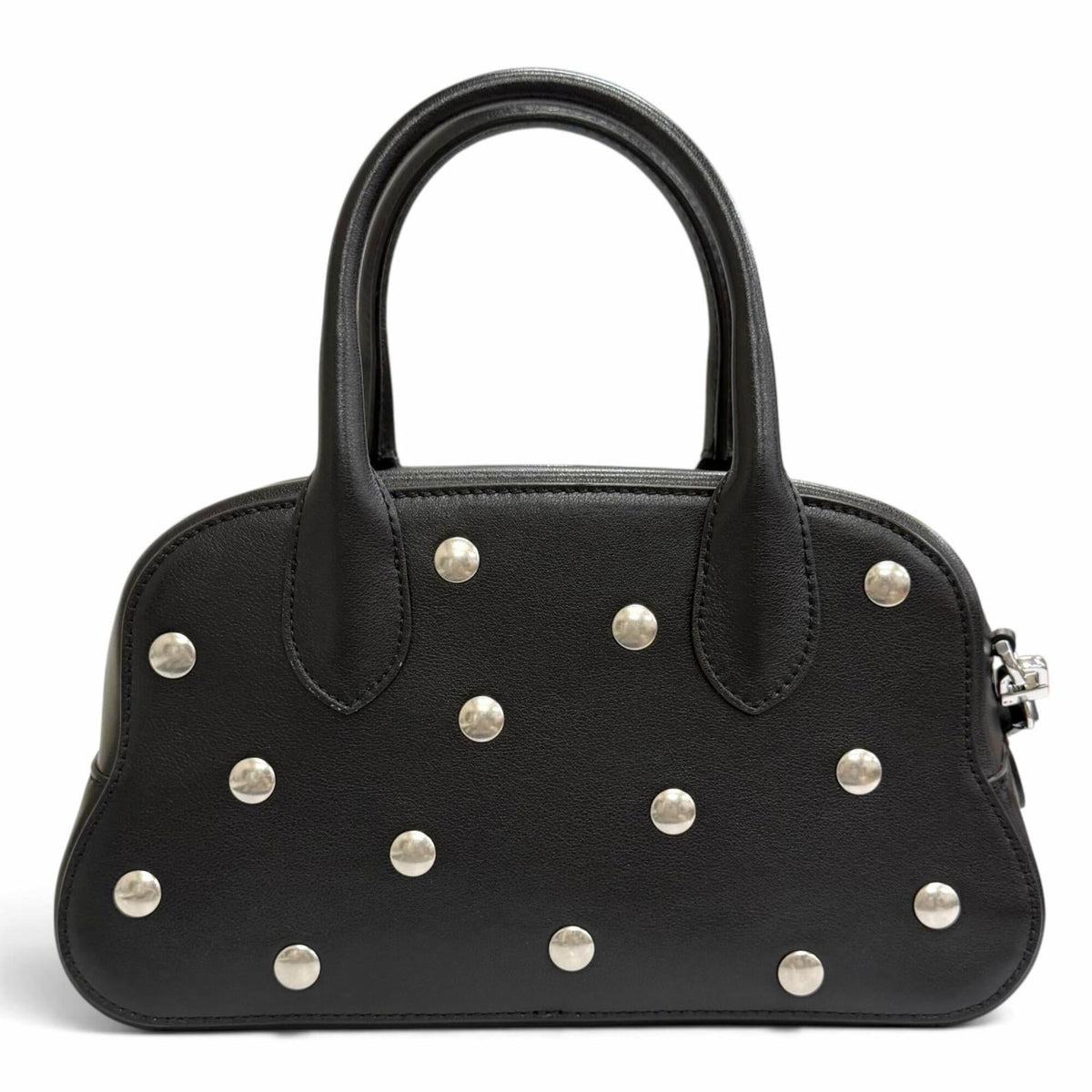 Bally Black Leather Handbag Shoulder Bag (Pre-Owned)