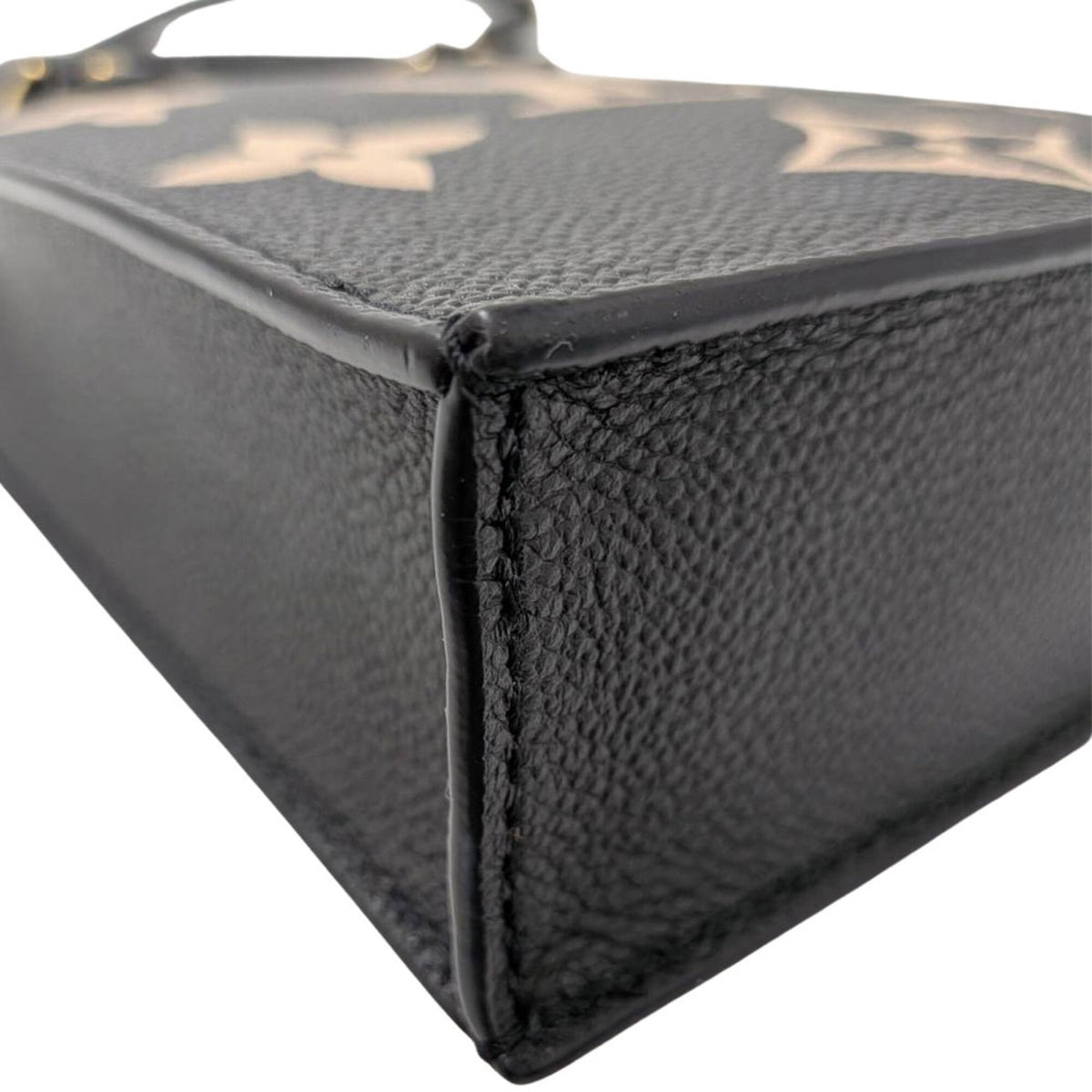Louis Vuitton Beige Black Monogram Empreinte Handbag Shoulder Bag (Pre-Owned)