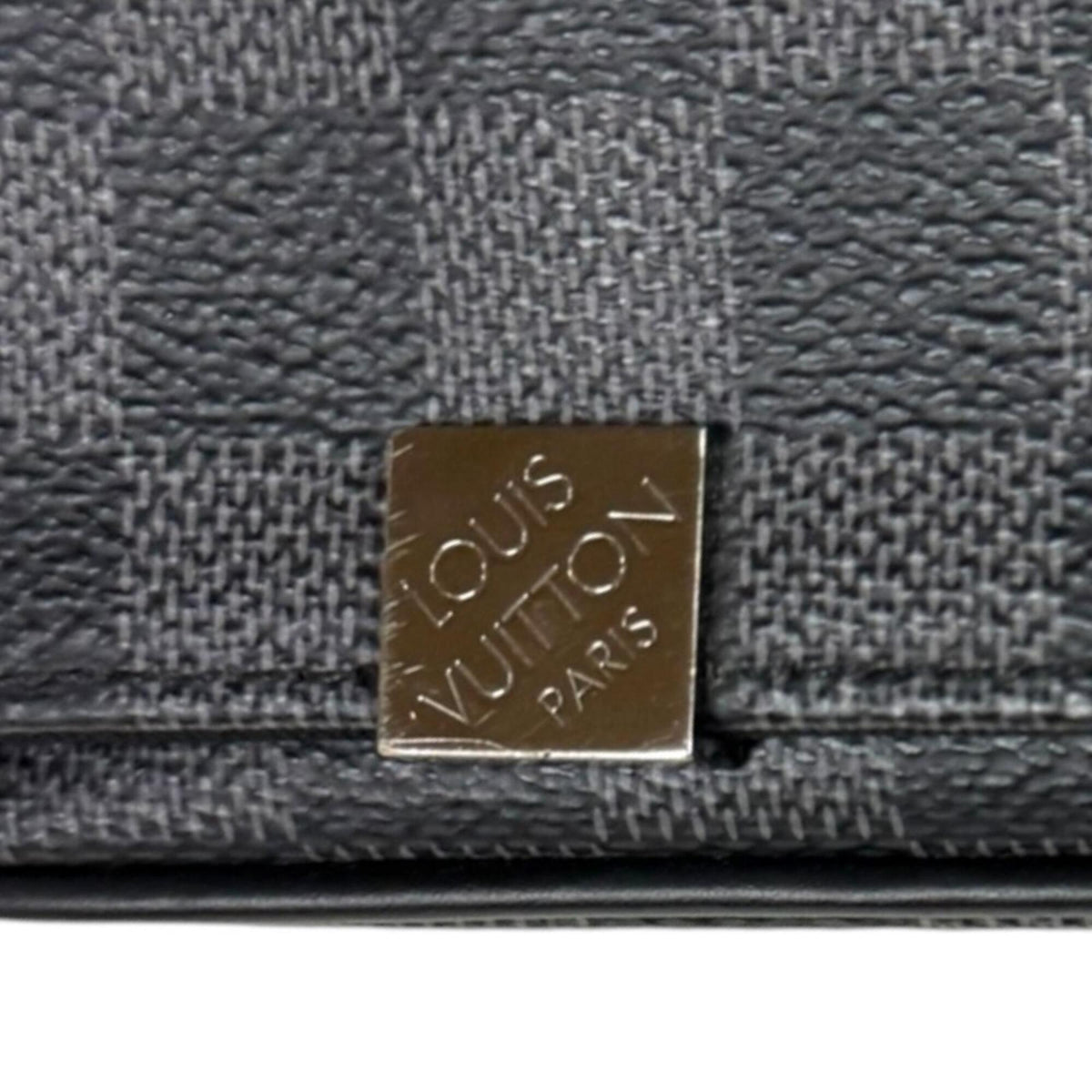 Louis Vuitton Damier Graphite Black Gray Damier Graphite Shoulder Bag (Pre-Owned)