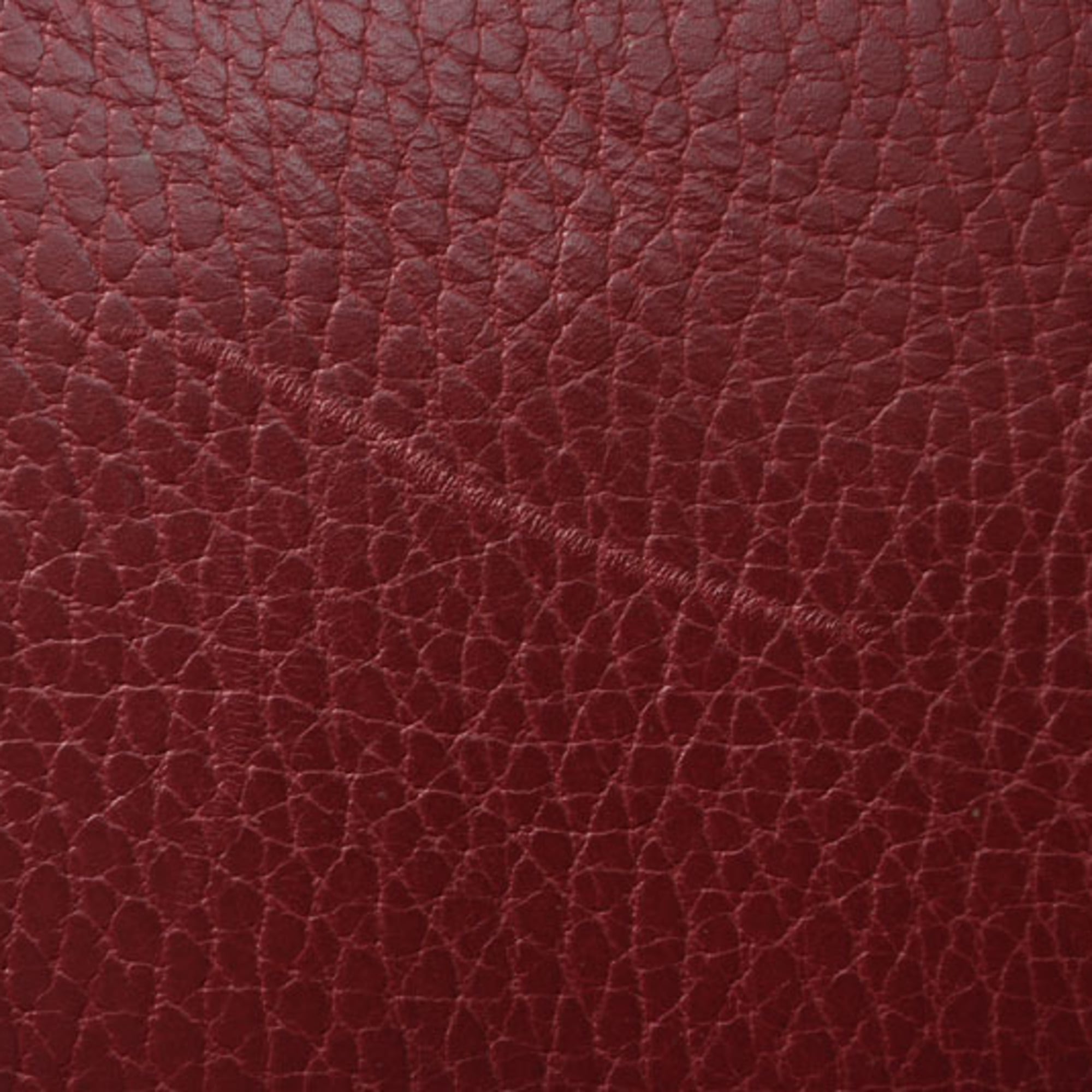 Cartier Must Bordeaux Leather Shoulder Bag (Pre-Owned)