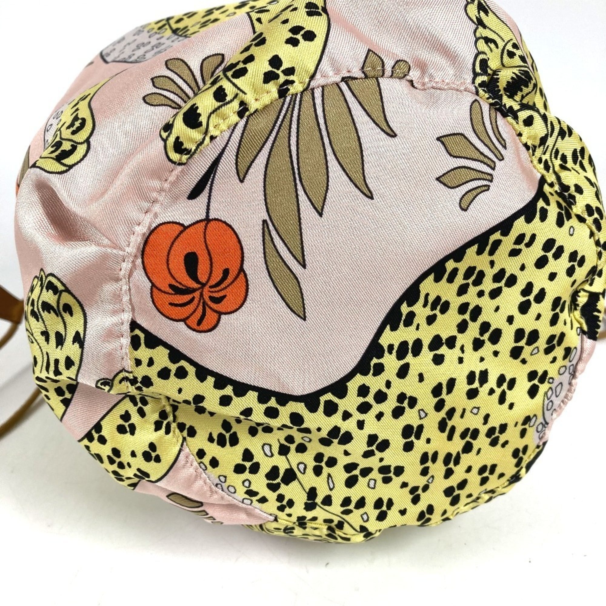 Hermes Pink Silk Handbag Pouch (Pre-Owned)