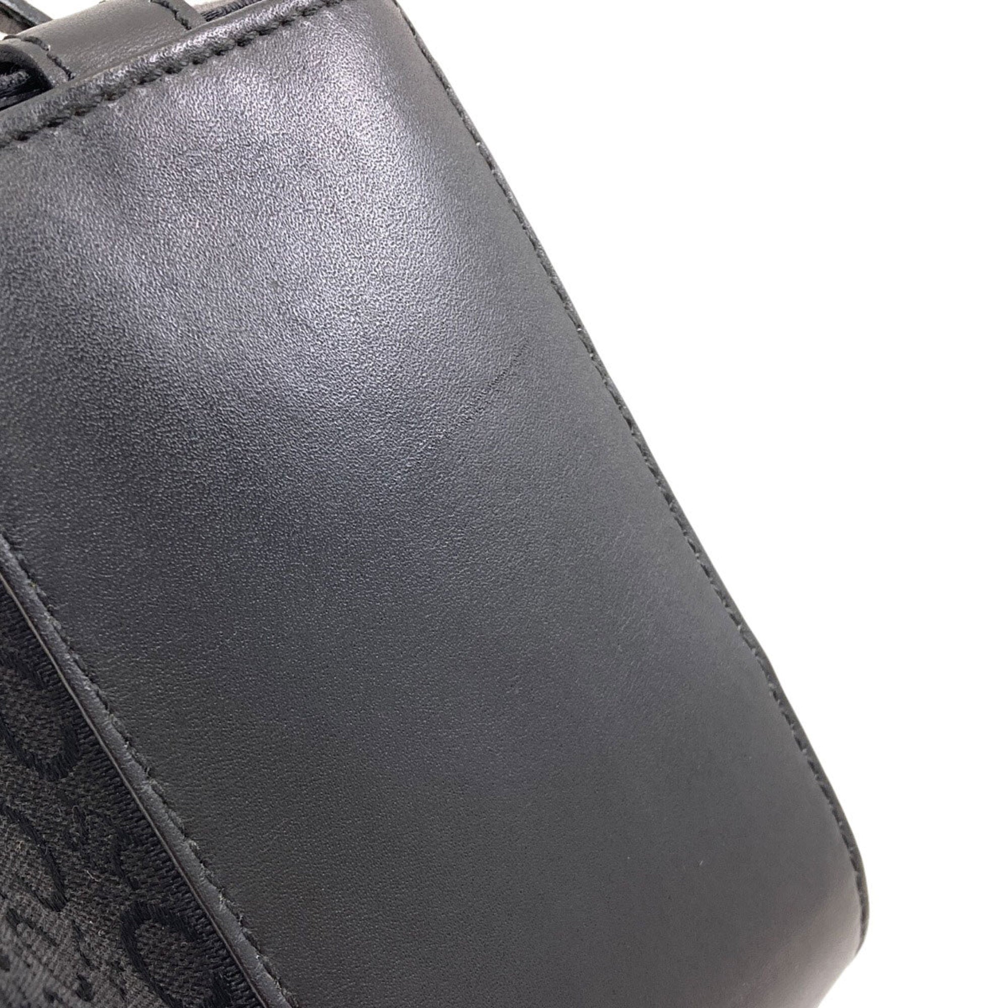 Celine Macadam Black Canvas Handbag (Pre-Owned)