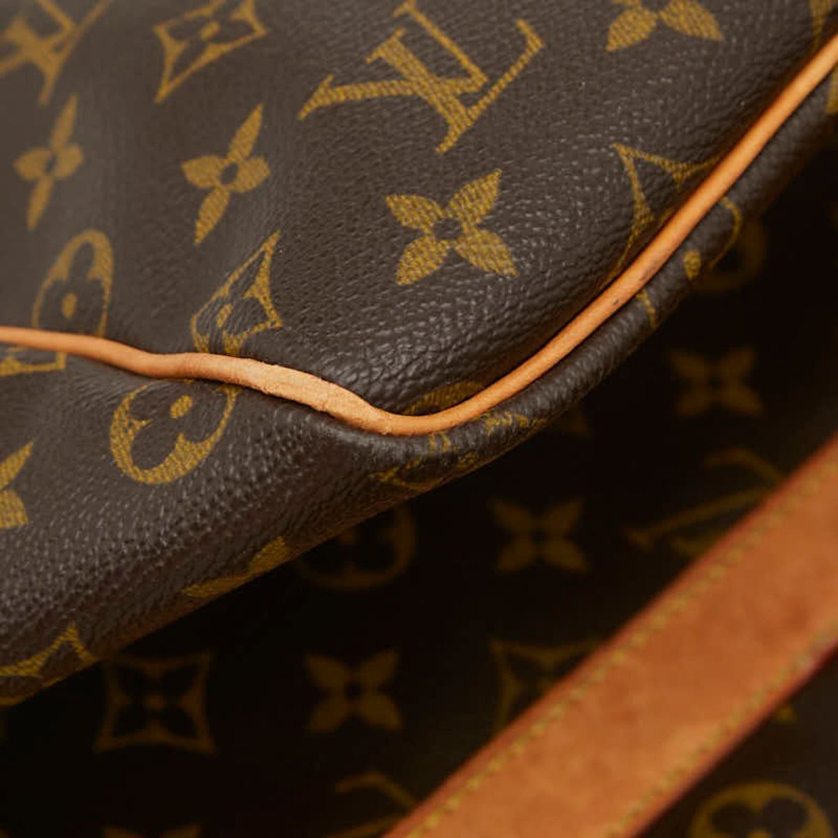 Louis Vuitton Monogram Brown Pvc Leather Boston Bag (Pre-Owned)