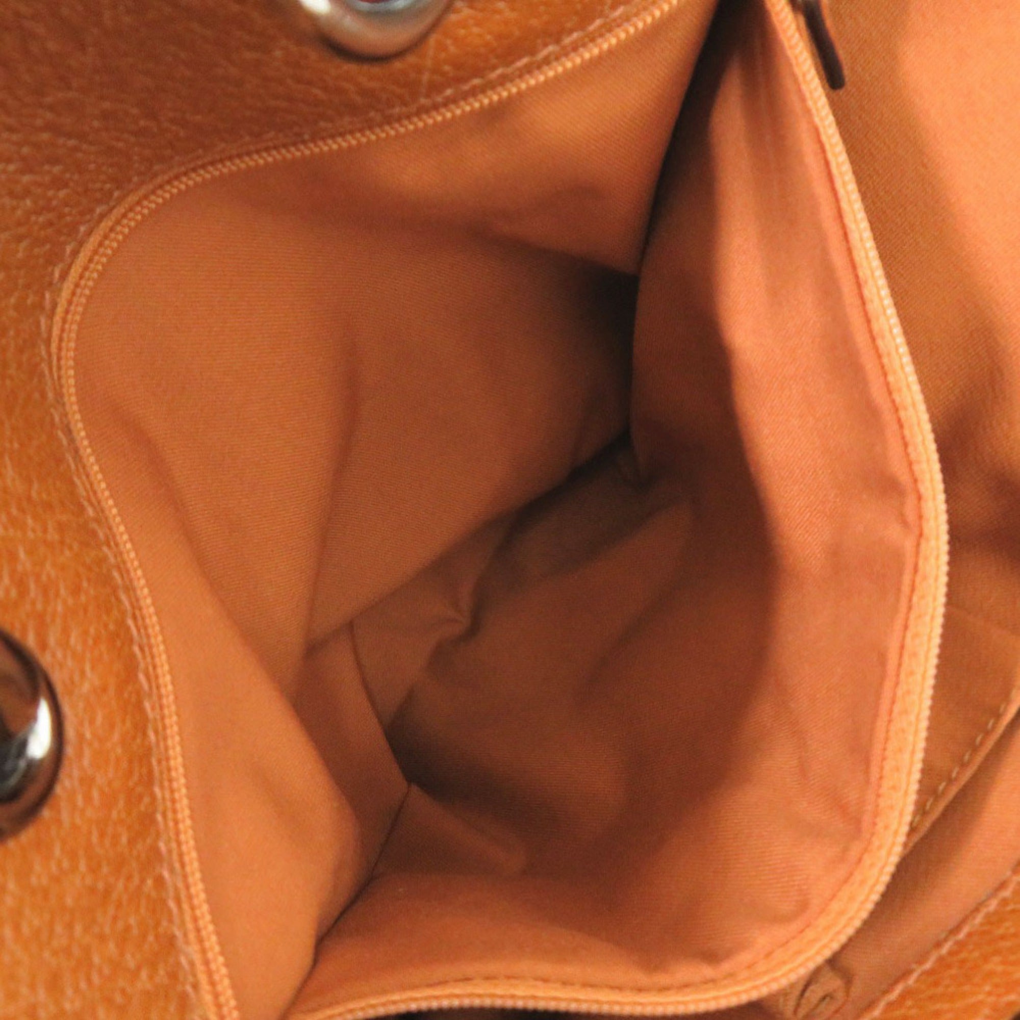 Gucci Gg Canvas Beige Gg Canvas Leather Tote Bag (Pre-Owned)