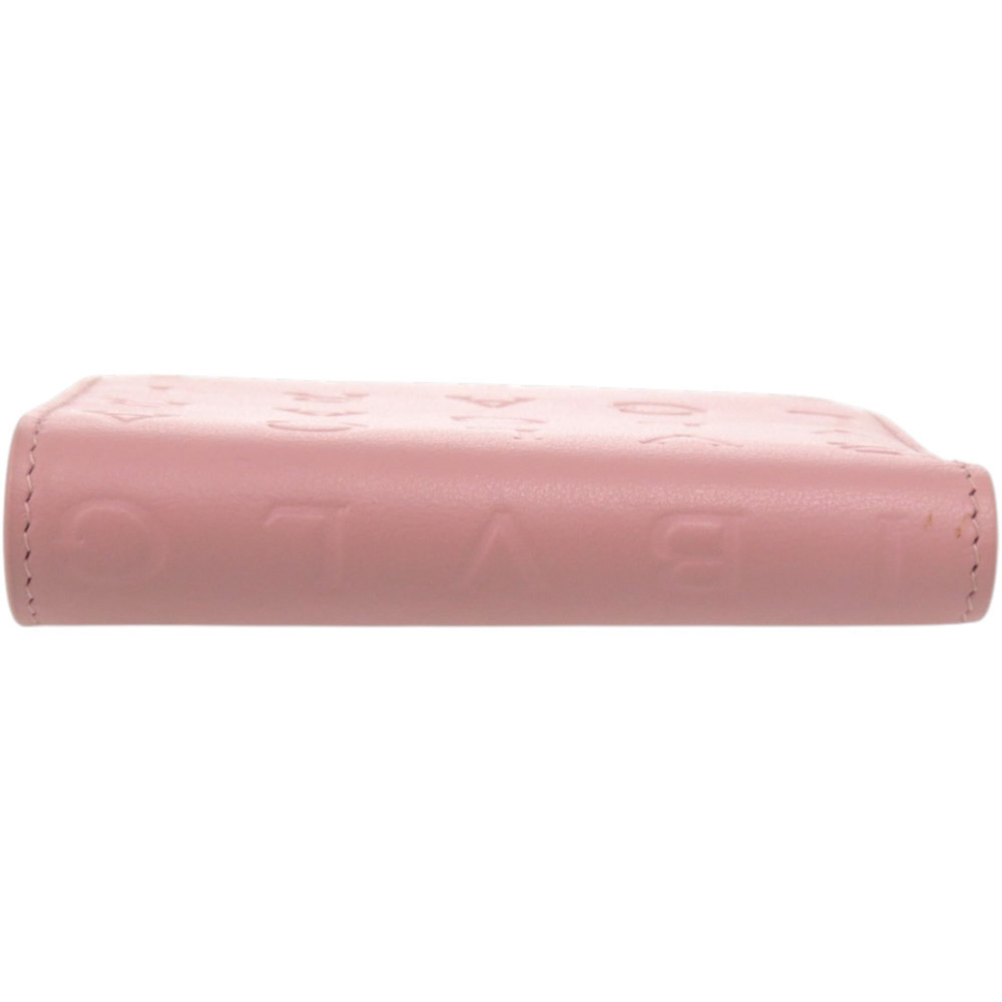 Bvlgari Pink Leather Wallet (Bi-Fold) (Pre-Owned)