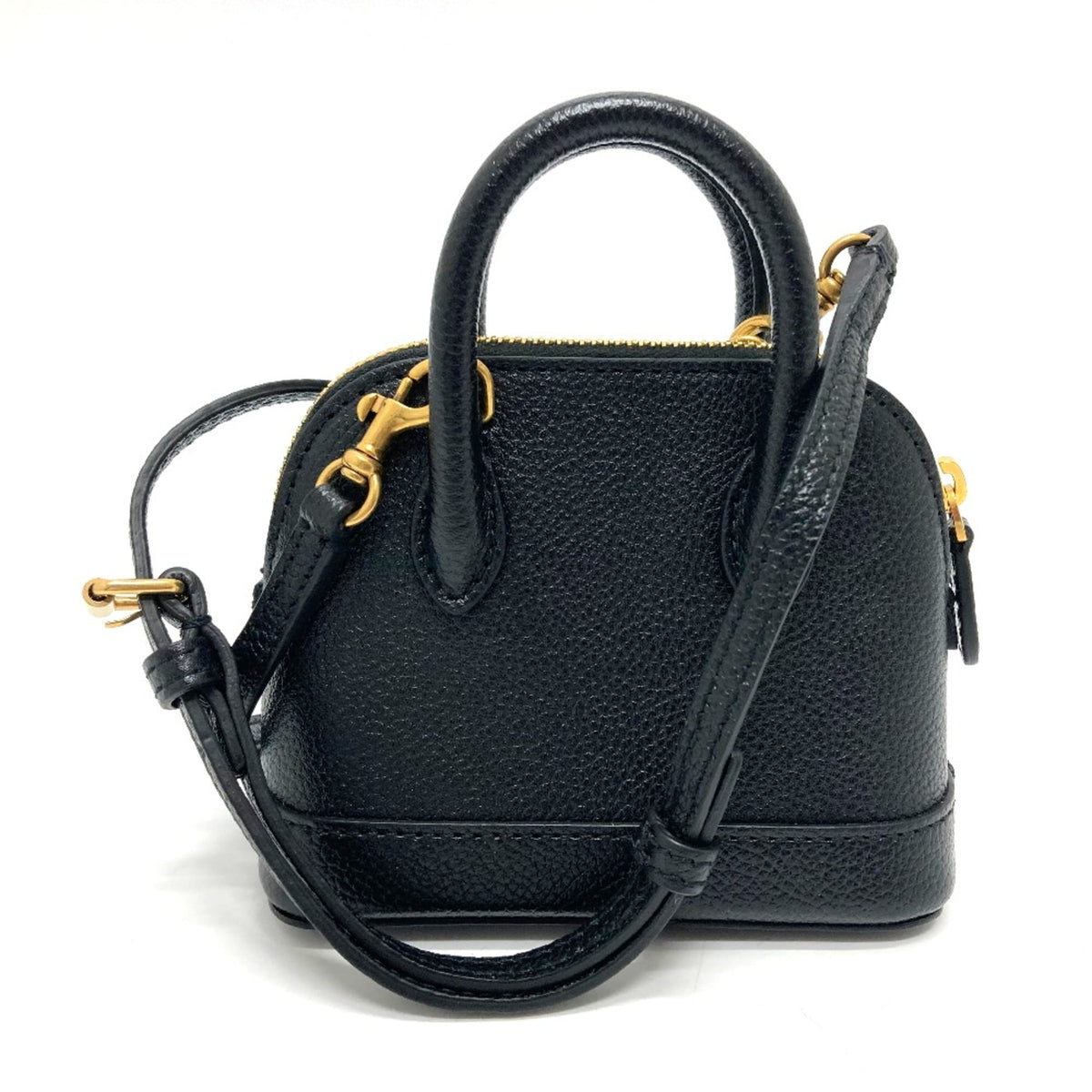 Balenciaga Black Leather Shoulder Bag (Pre-Owned)