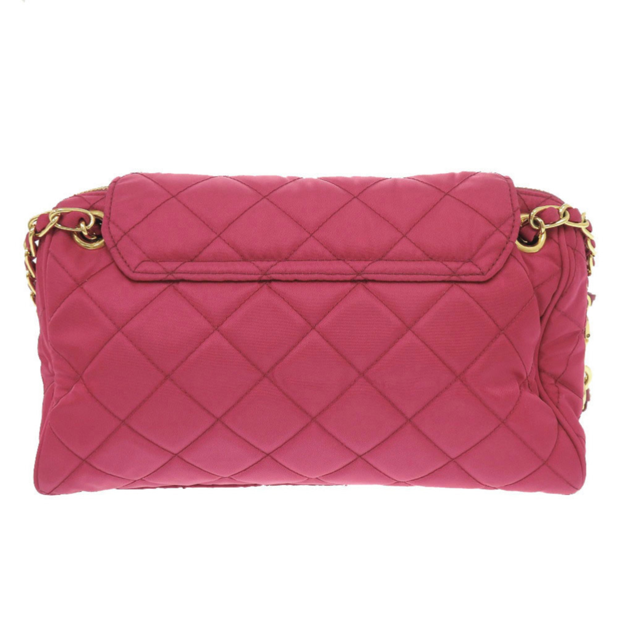 Prada Pink Nylon Shoulder Bag (Pre-Owned)