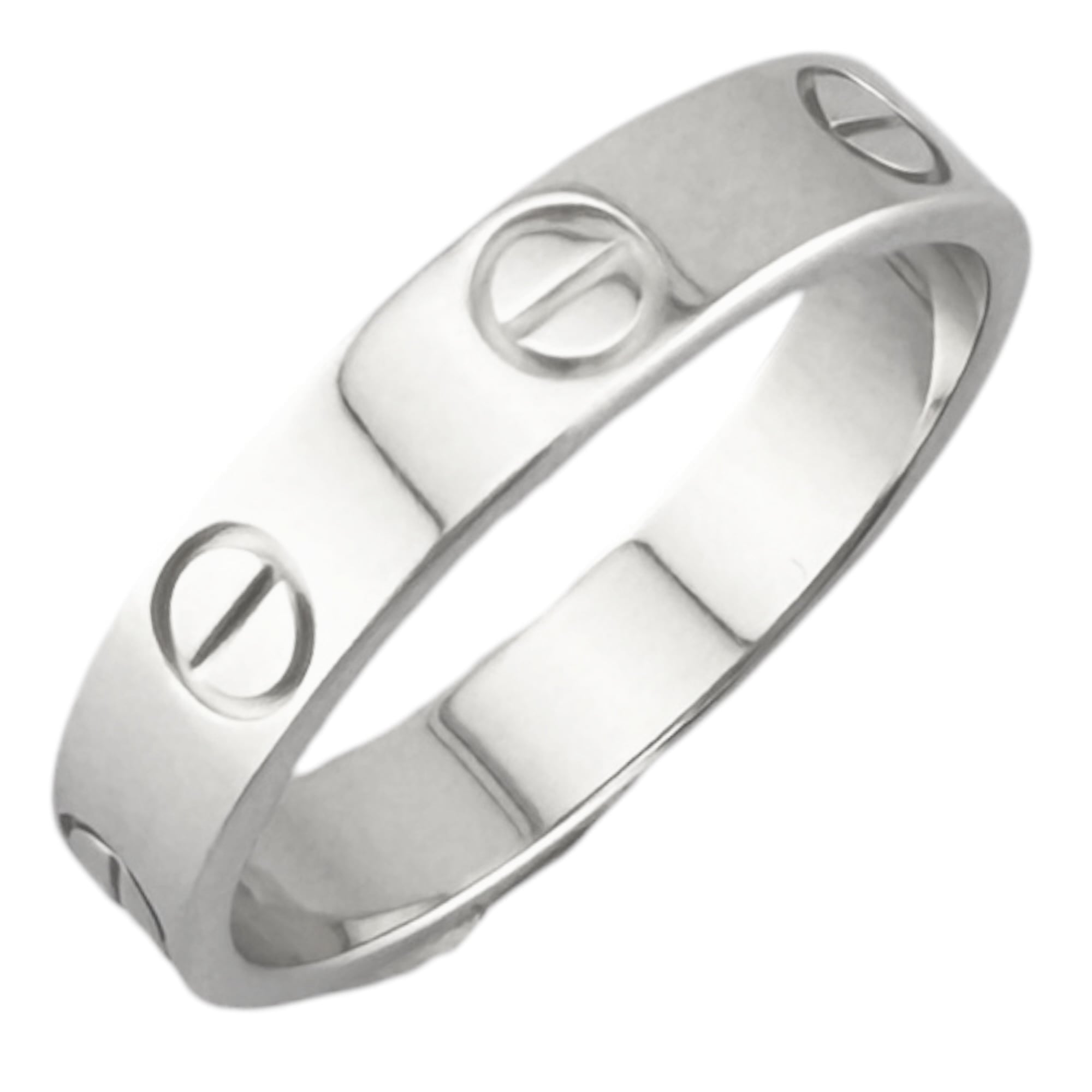 Cartier White Gold White Gold (18K) Band Ring (Pre-Owned)