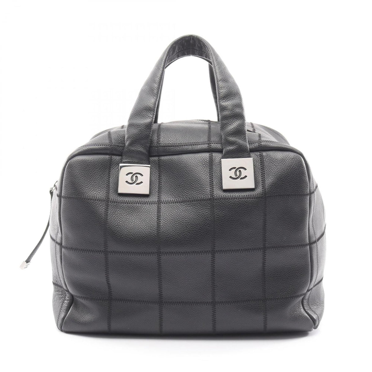 Chanel Black Leather Handbag (Pre-Owned)