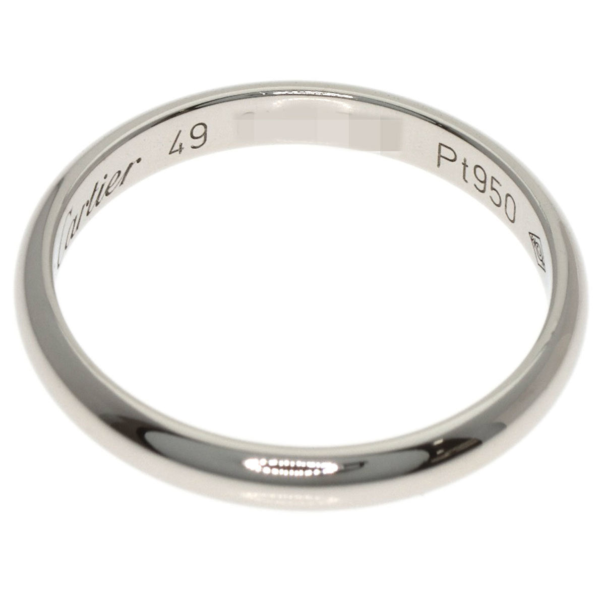 Cartier Platinum Platinum 950 Wedding Ring (Pre-Owned)