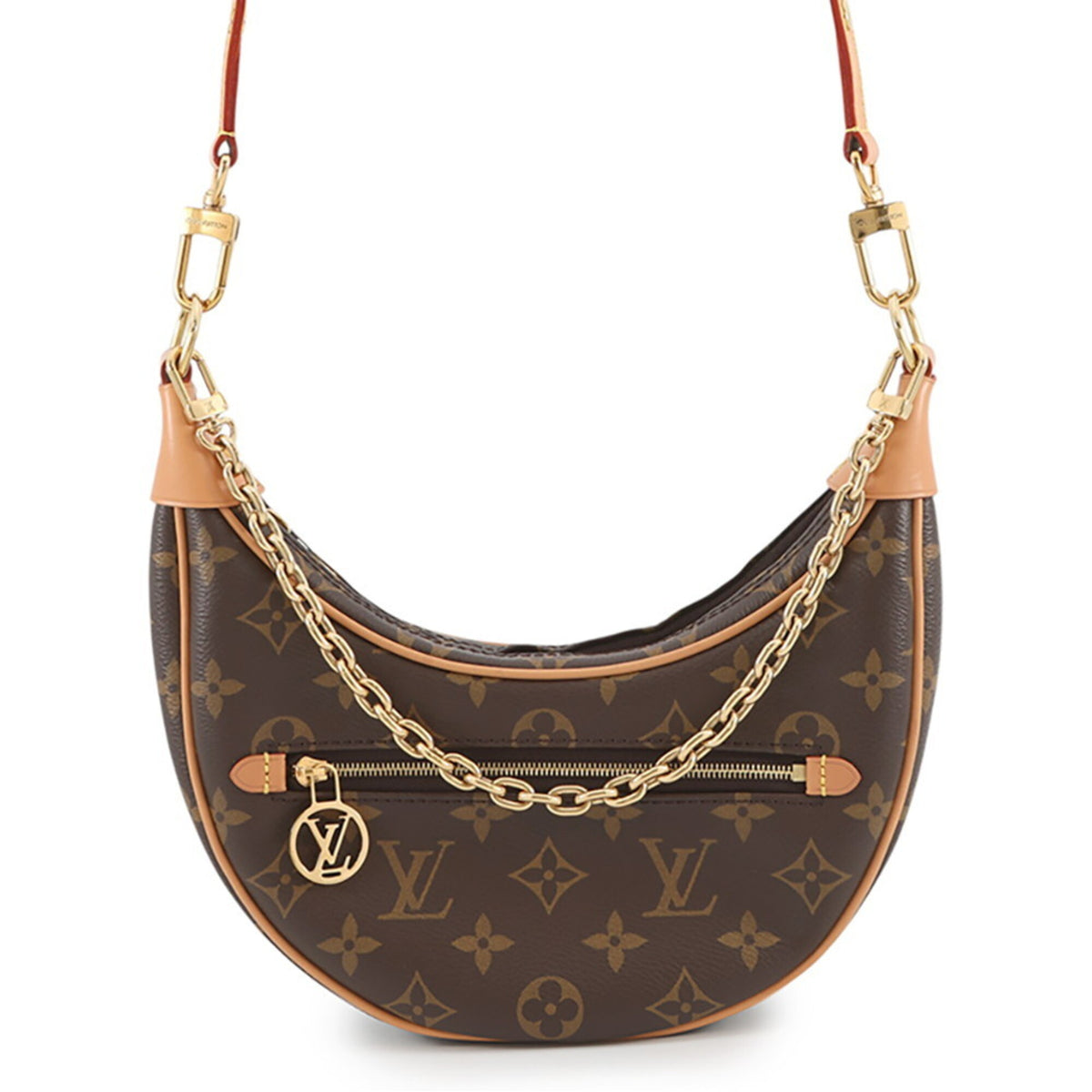 Louis Vuitton Beige Monogram Handbag Shoulder Bag (Pre-Owned)