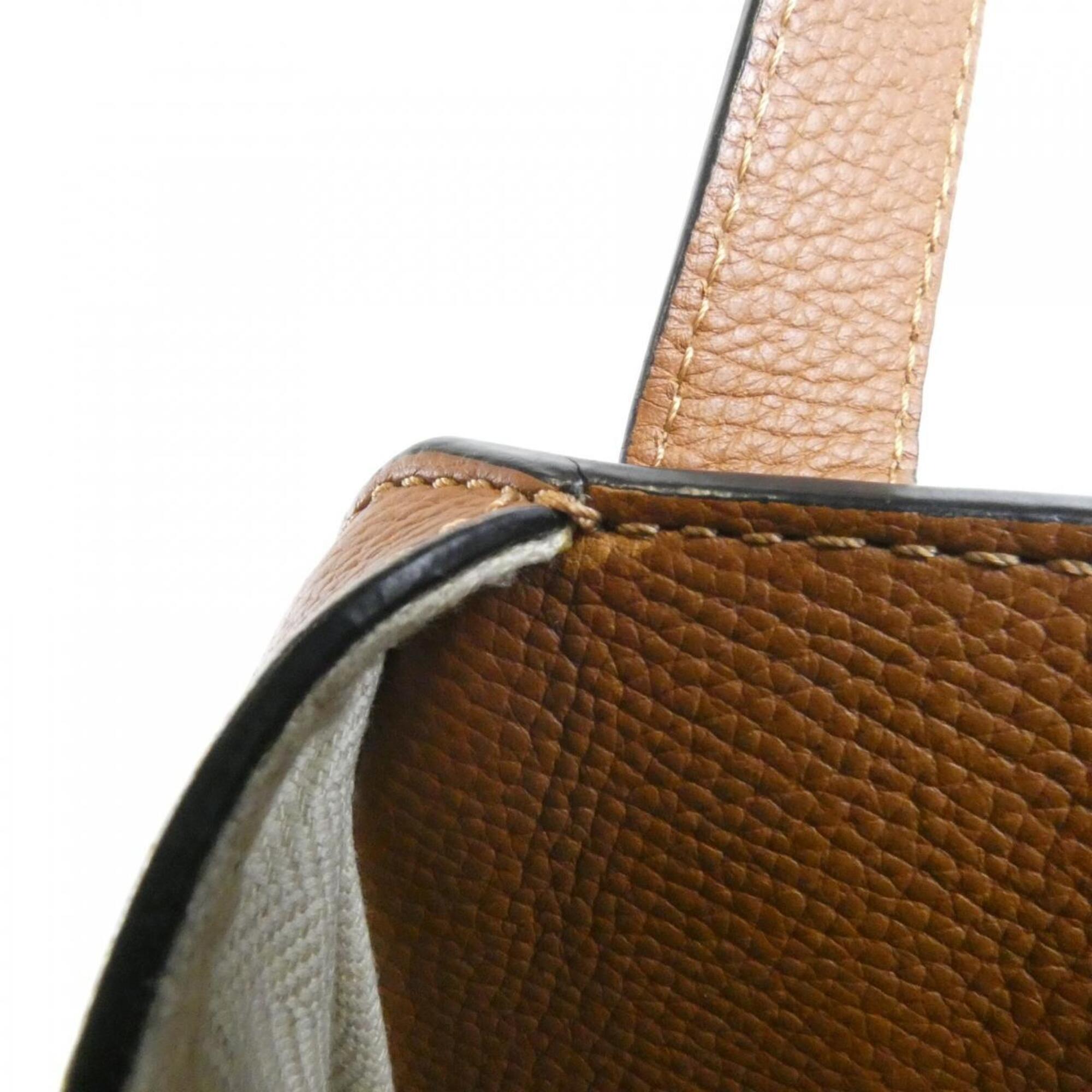 Loewe Brown Leather Shoulder Bag (Pre-Owned)