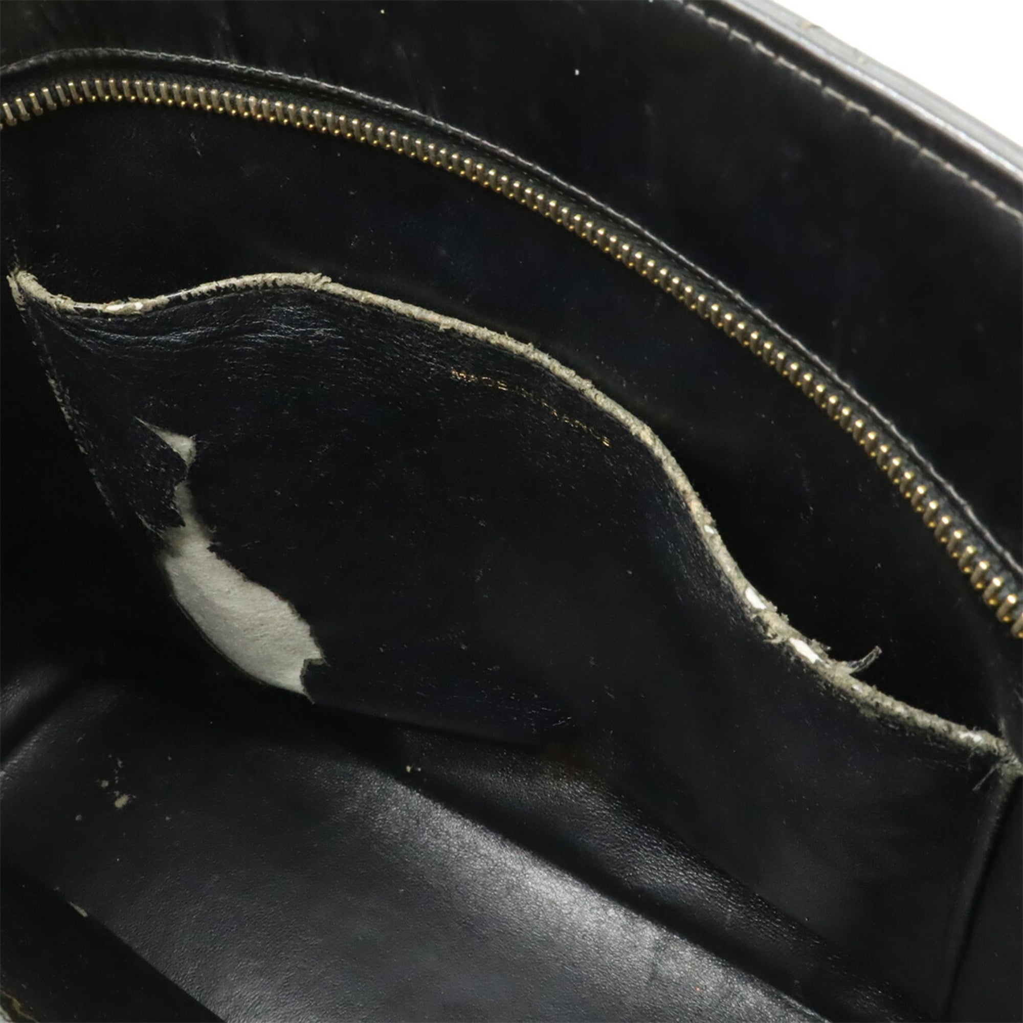 Chanel Black Patent Leather Shoulder Bag Tote Bag (Pre-Owned)