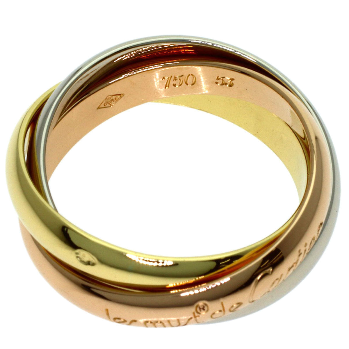 Cartier Yellow Gold (18K) Pink Gold (18K) White Gold (18K) Band Ring (Pre-Owned)