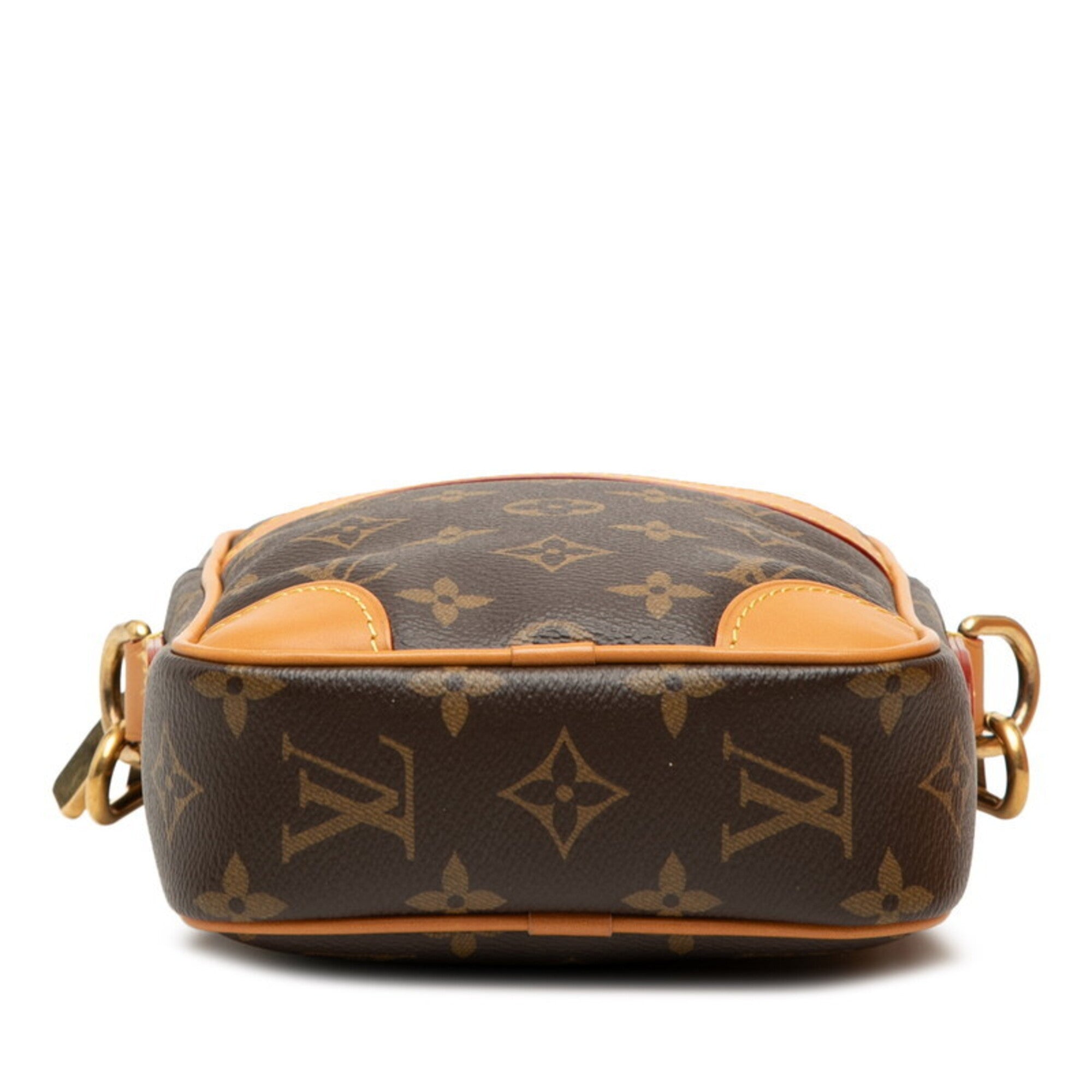 Louis Vuitton Monogram Brown Pvc Leather Handbag Shoulder Bag (Pre-Owned)