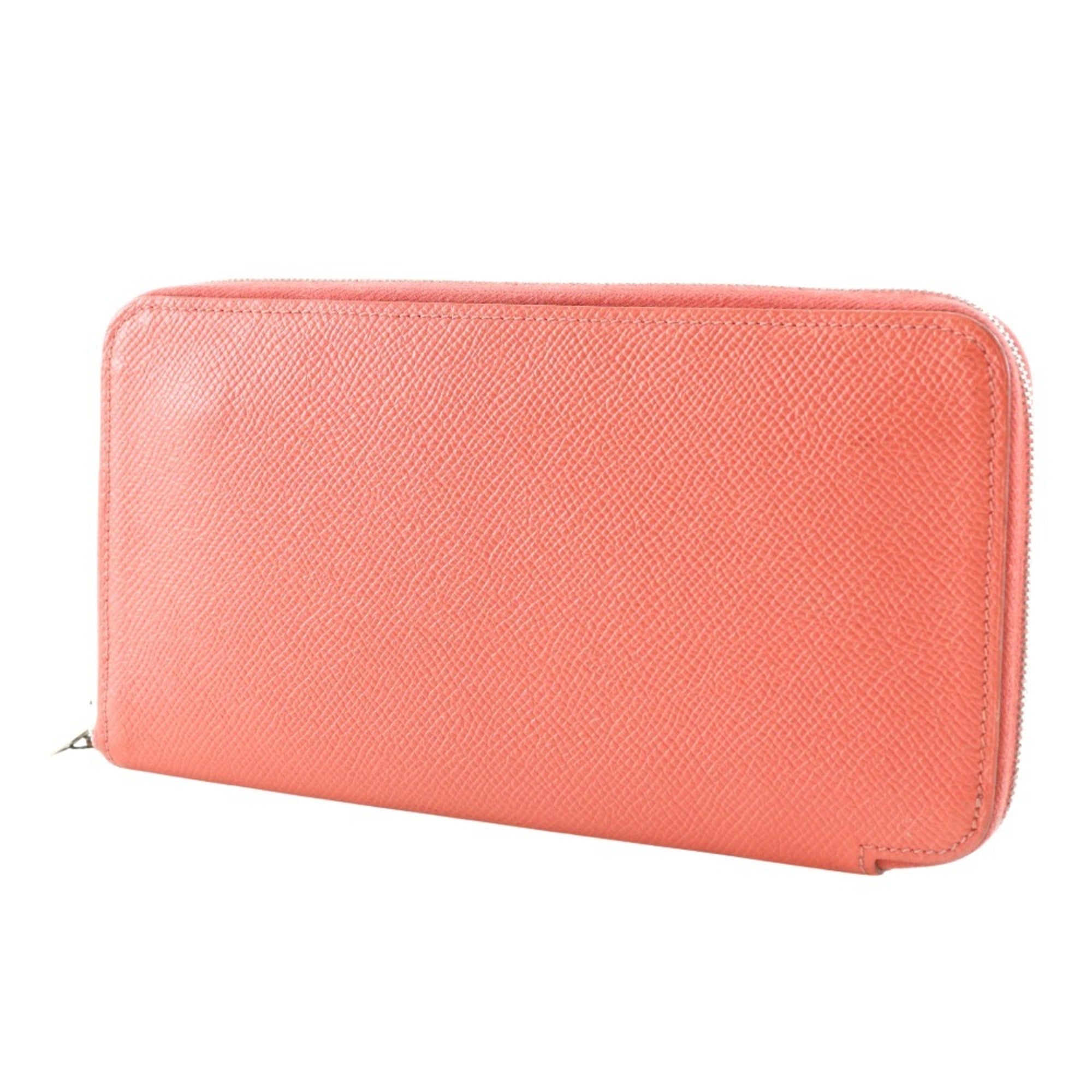 Hermes Pink Rose Jaipur Epsom Leather Long Wallet (Bi-Fold) (Pre-Owned)