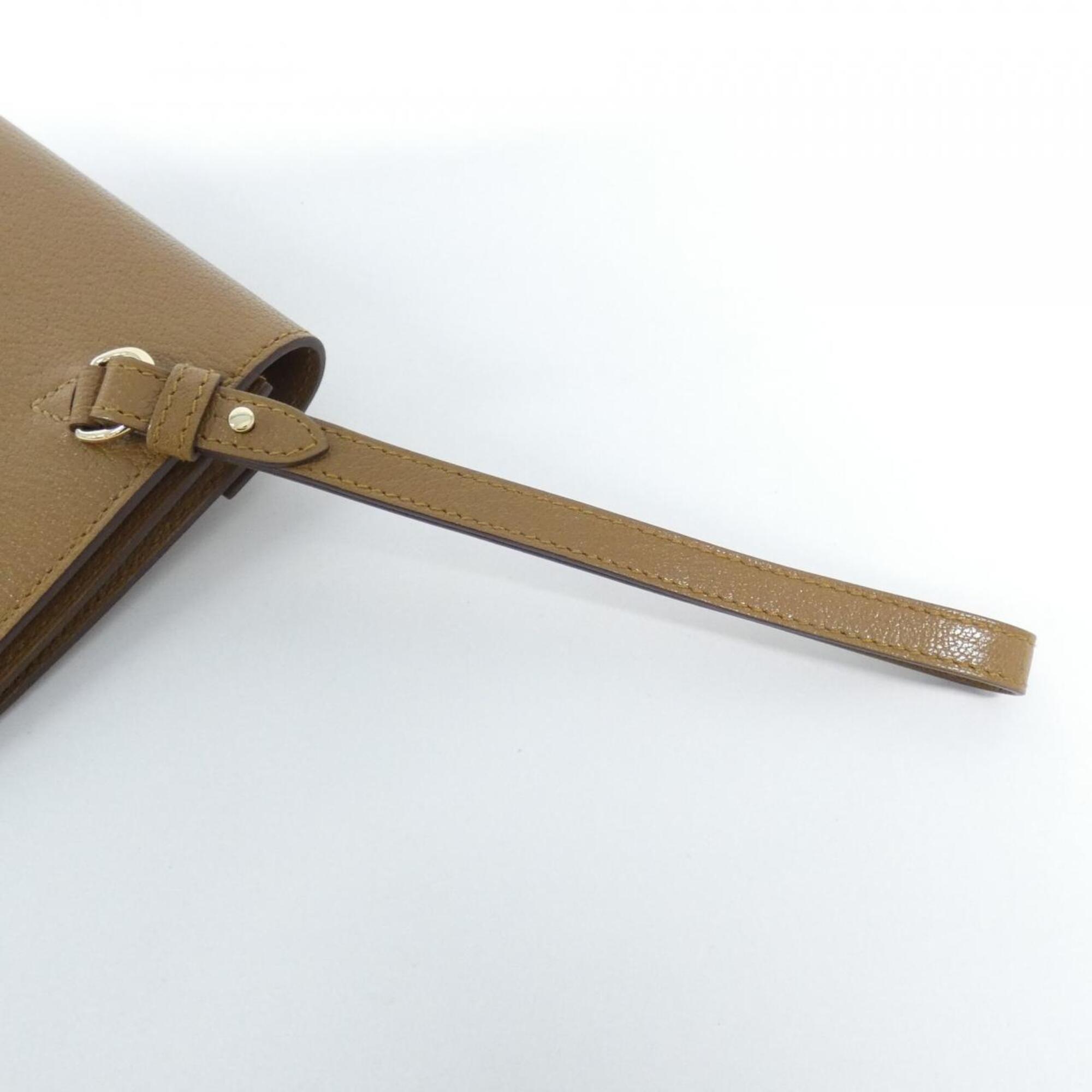 Hermes Bronze Brown Long Wallet (Bi-Fold) (Pre-Owned)