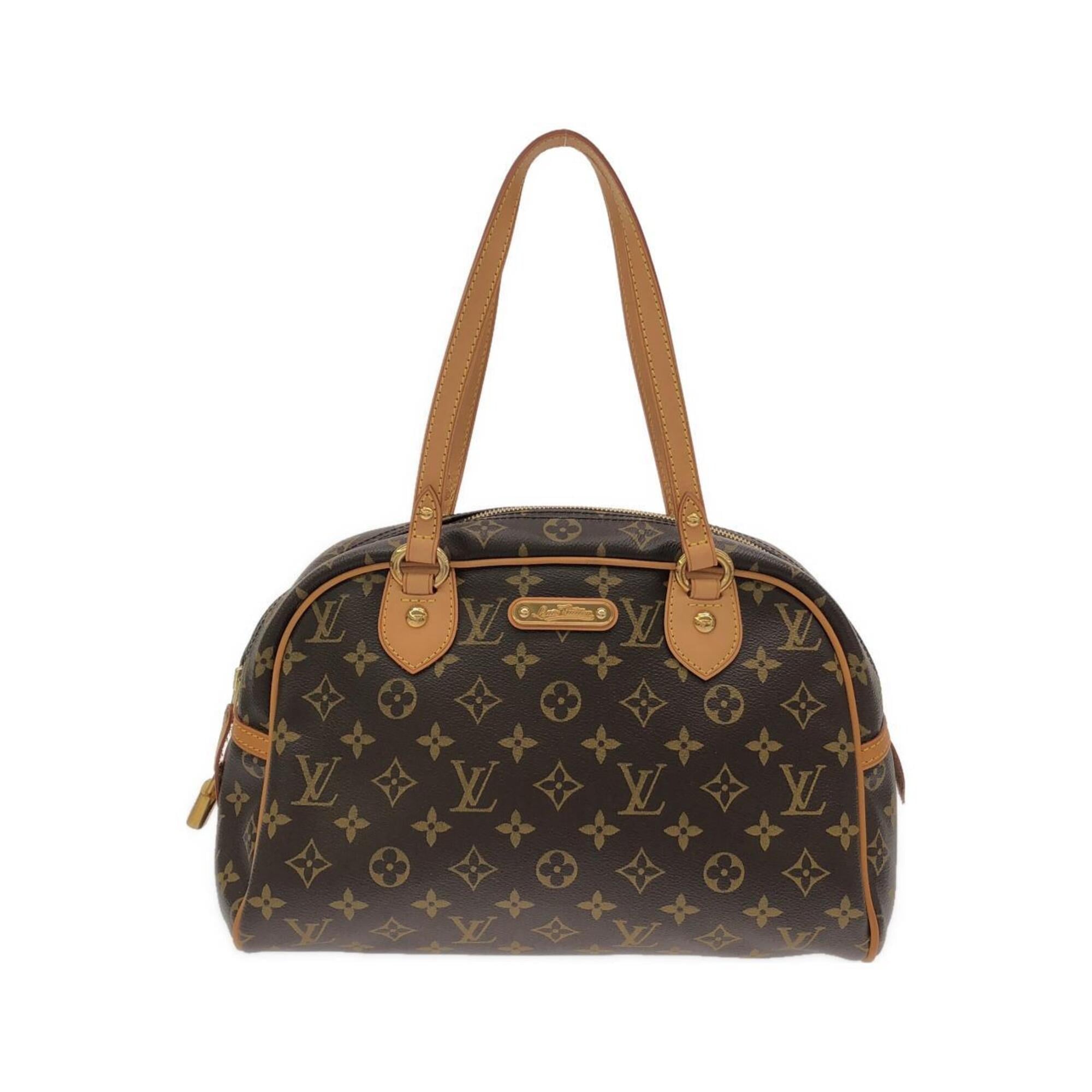 Louis Vuitton Monogram Marron Coated Canvas Shoulder Bag (Pre-Owned)