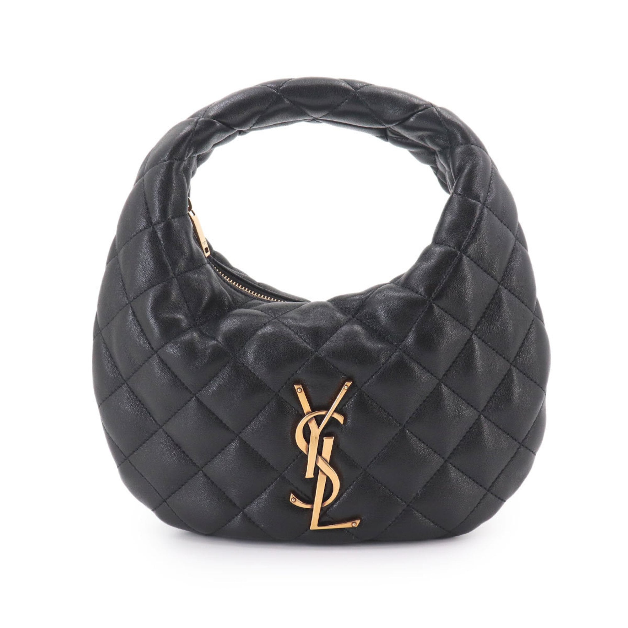 Saint Laurent Black Leather Handbag (Pre-Owned)